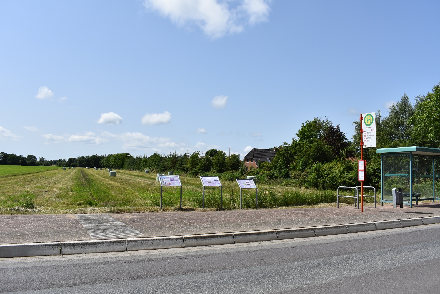 Info-Punkt Haltestelle Birkenstraße/Steuern, Wischhafen