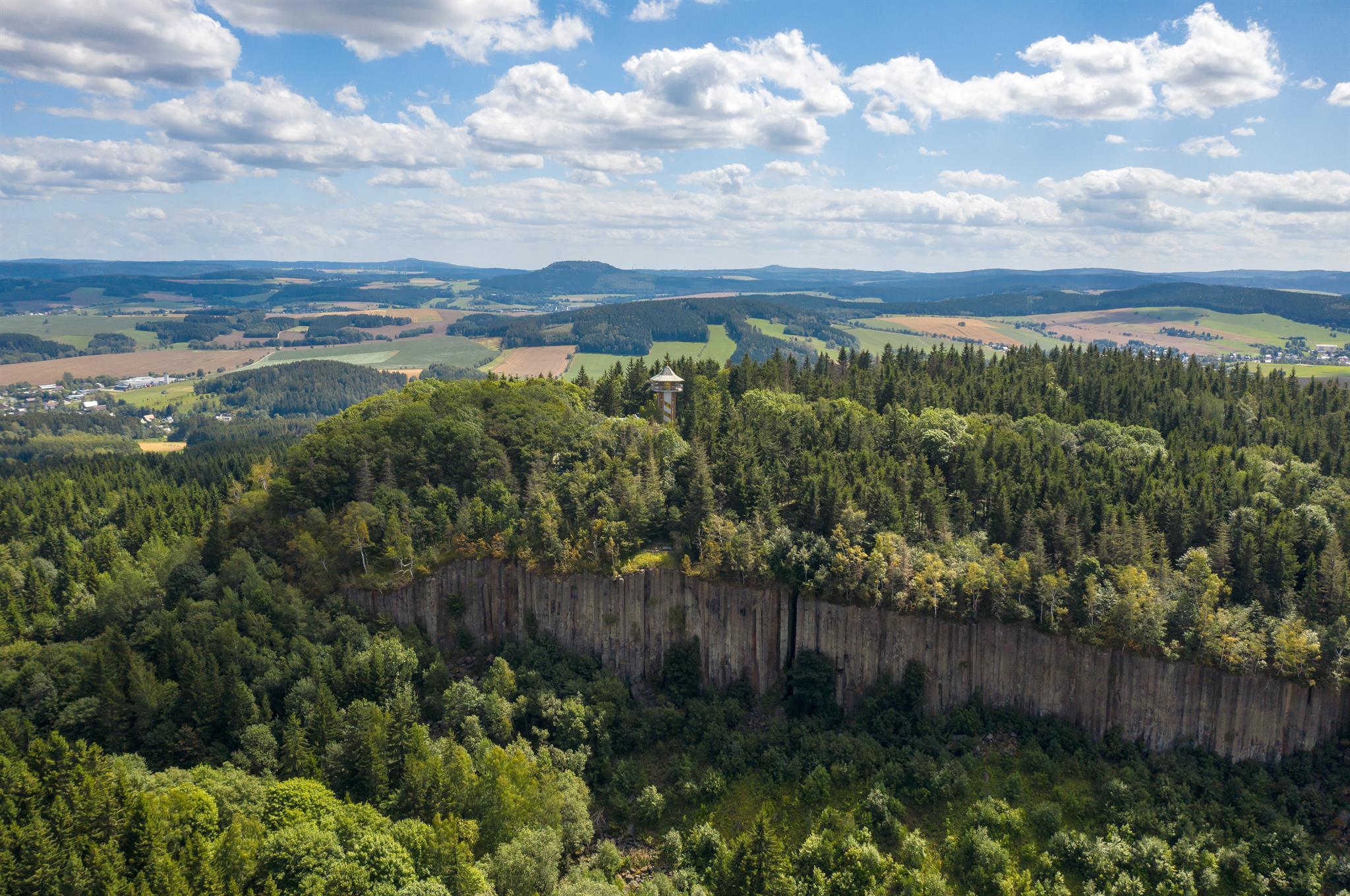 Luftbild Berg