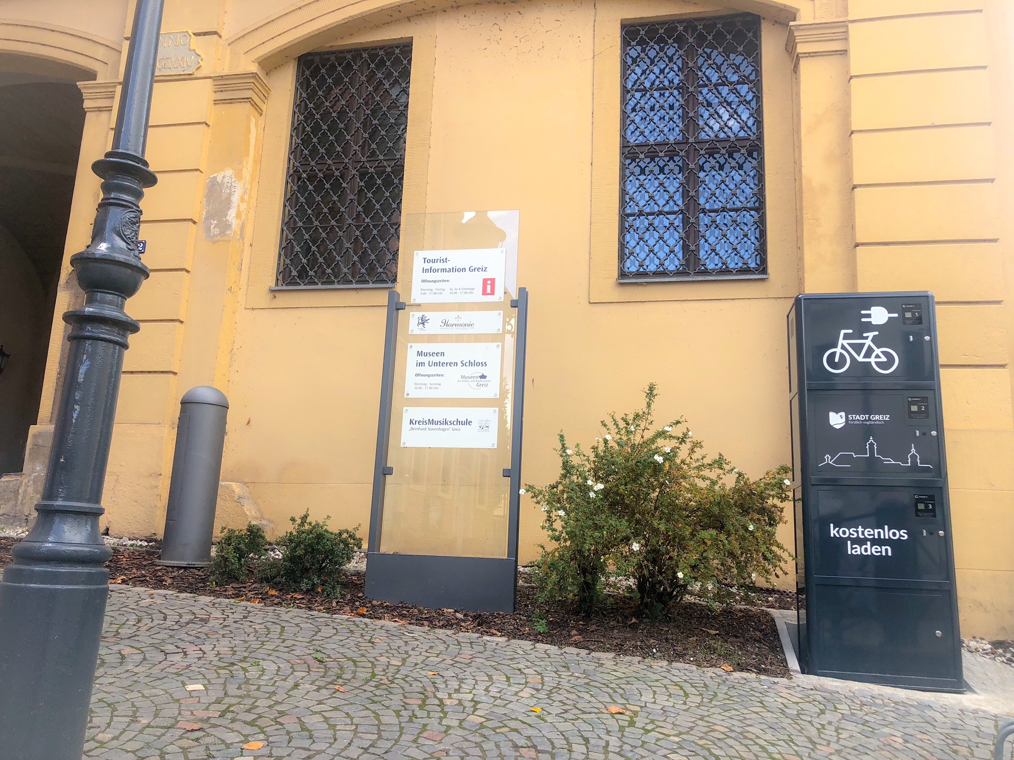 E-Bike-Ladestation am Unteren Schloss – Motiv