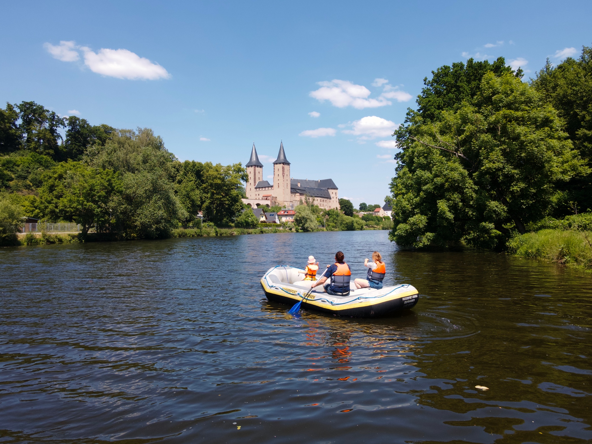 Paddeltour auf der Zwickauer Mulde
