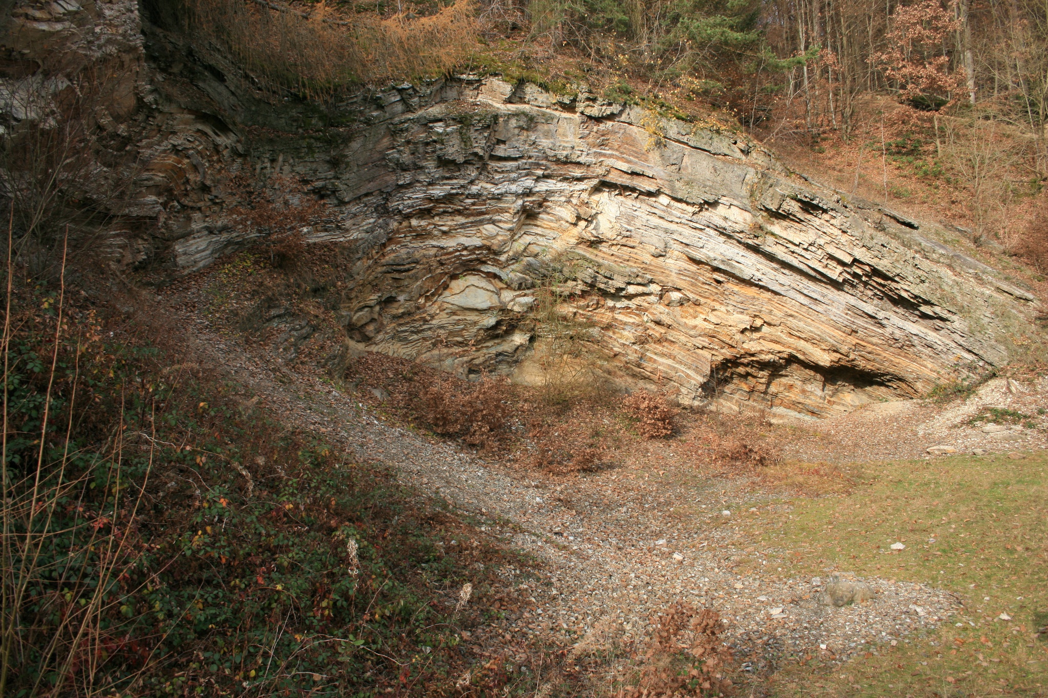 Bergfreiheiter Welle im Spätherbst