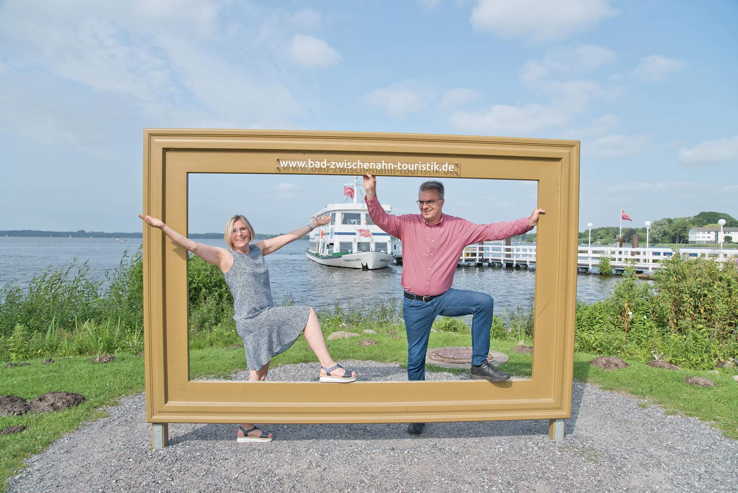 Bilderrahmen am Meer