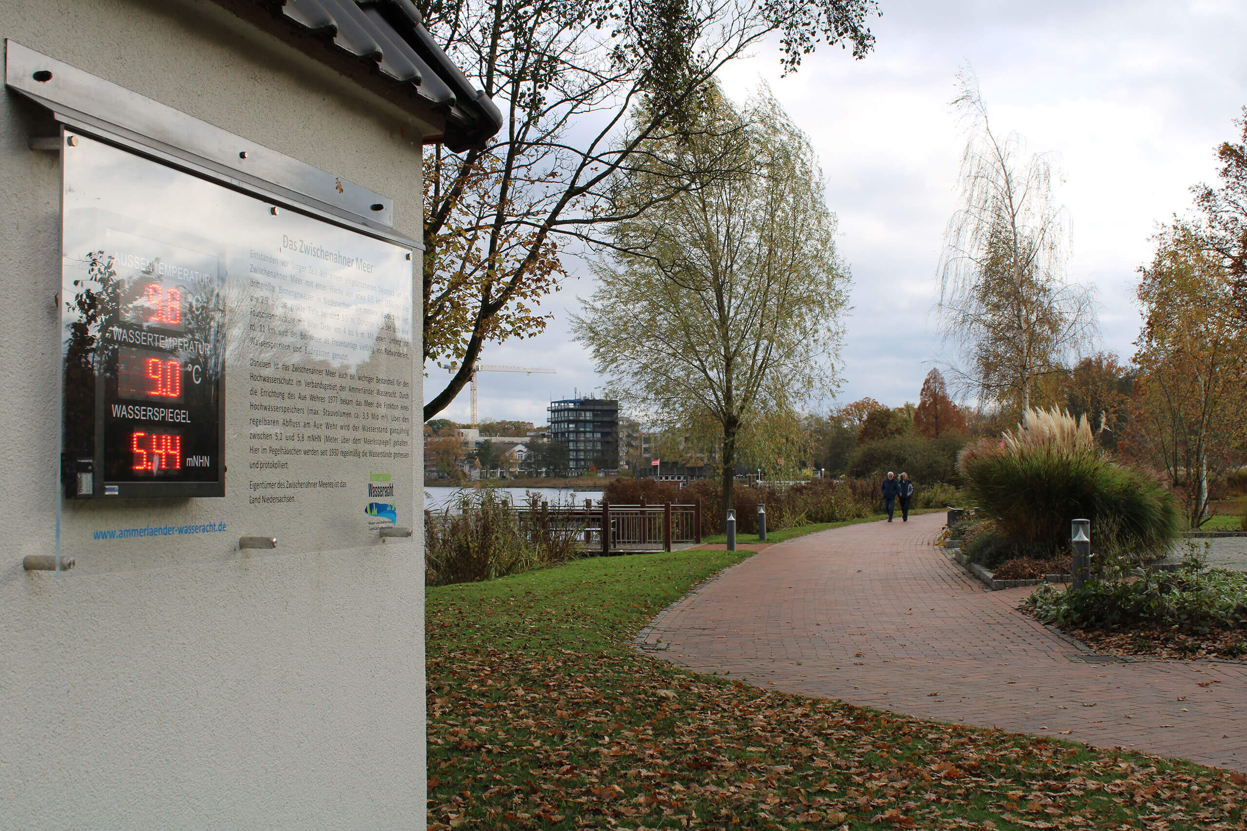 Pegelhäuschen im Kurpark