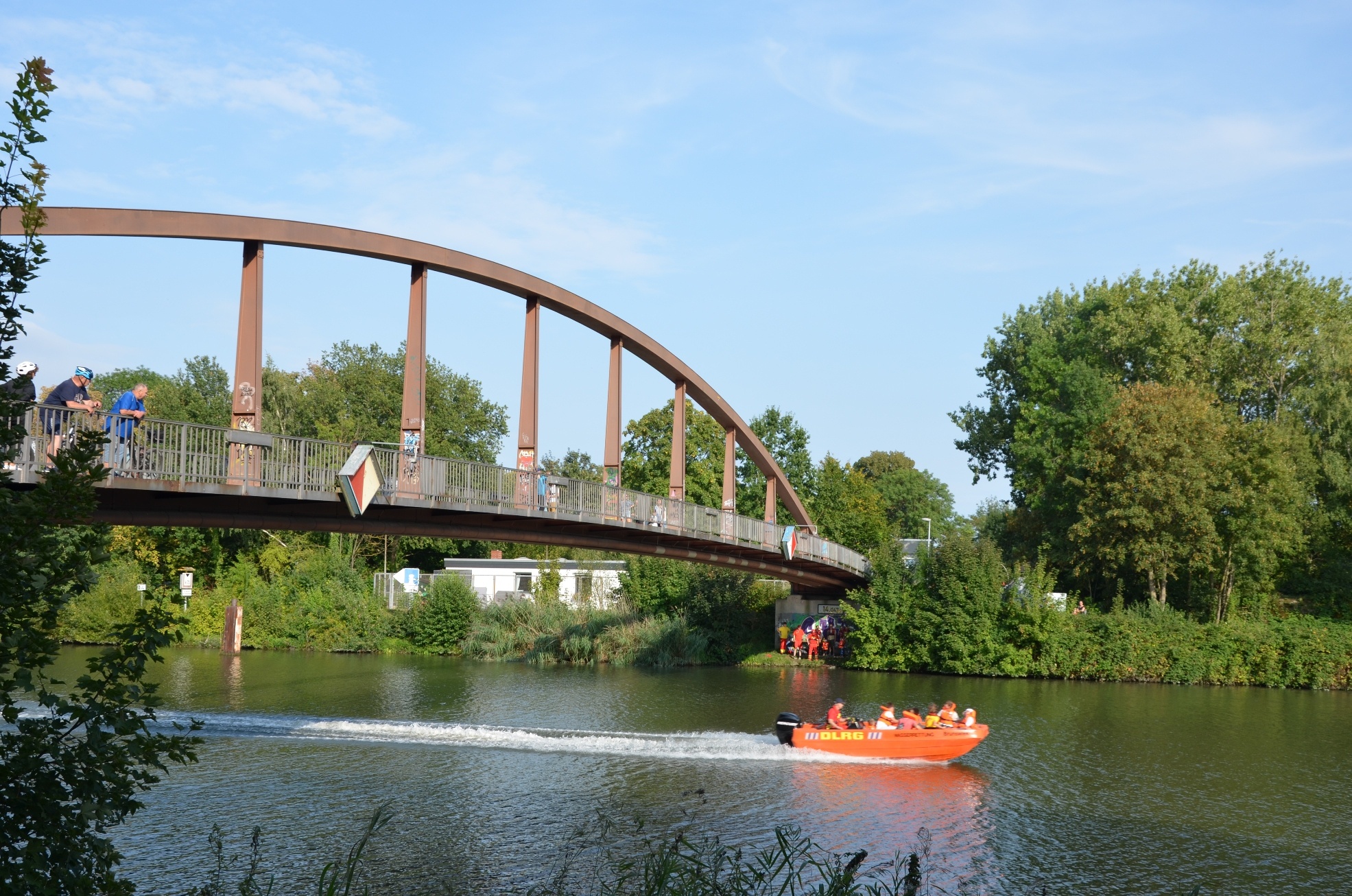 Fußgängerbrücke über den Stichkanal Salzgitter