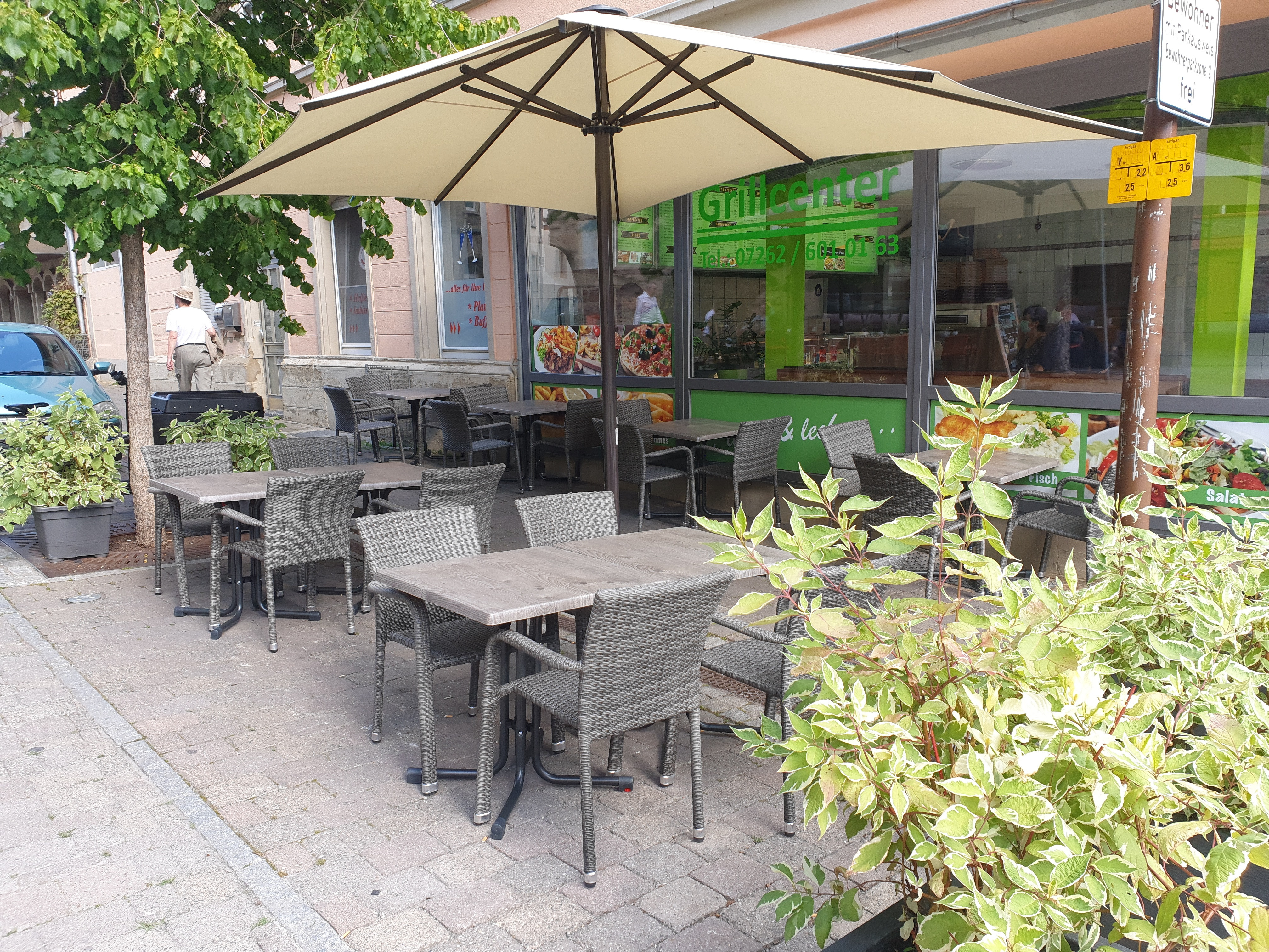 Grillcenter Eppingen, Außenbewirtschaftung