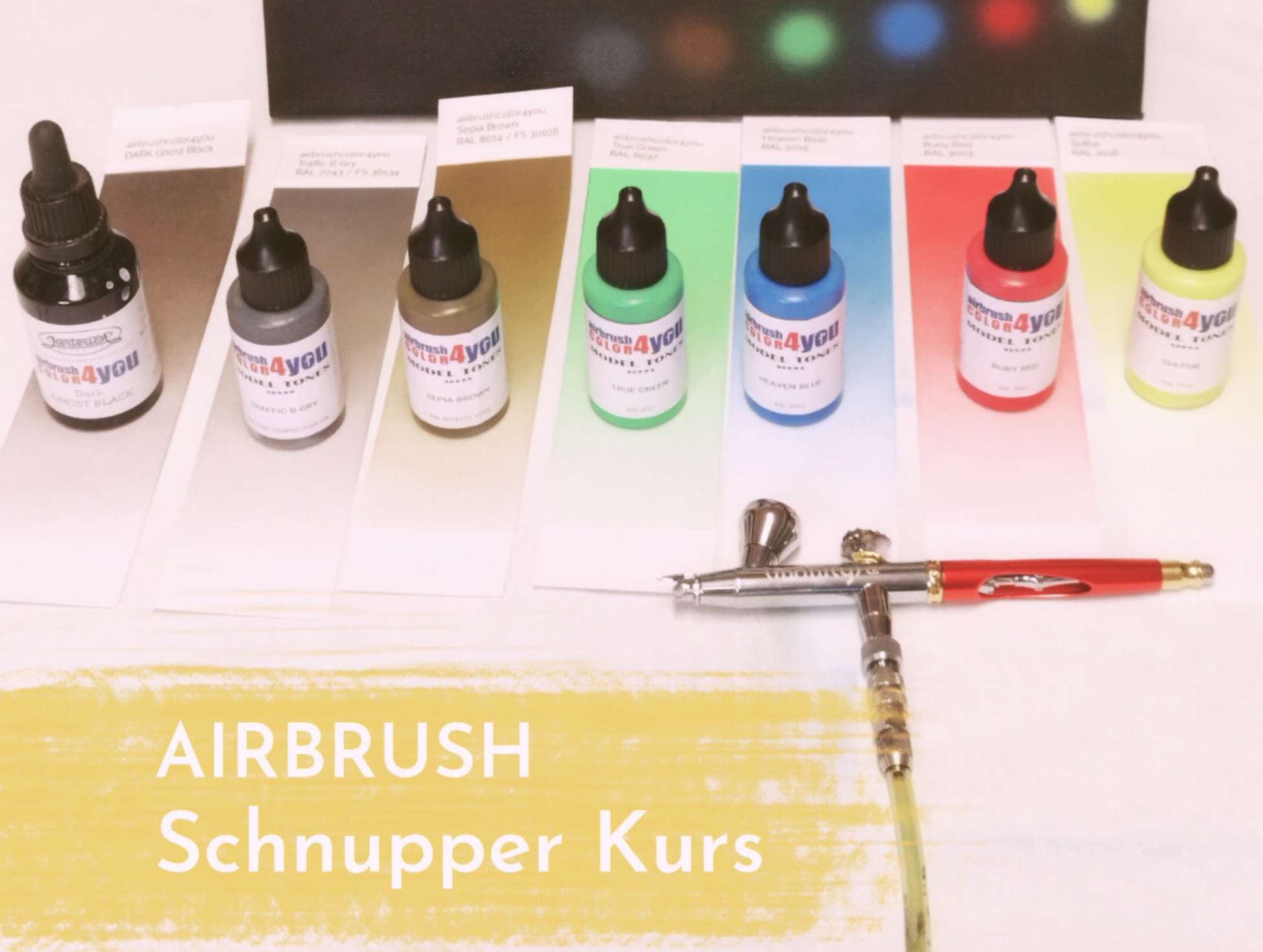 Airbrush Schnupperkurs - Kunst aus Luft und Farbe