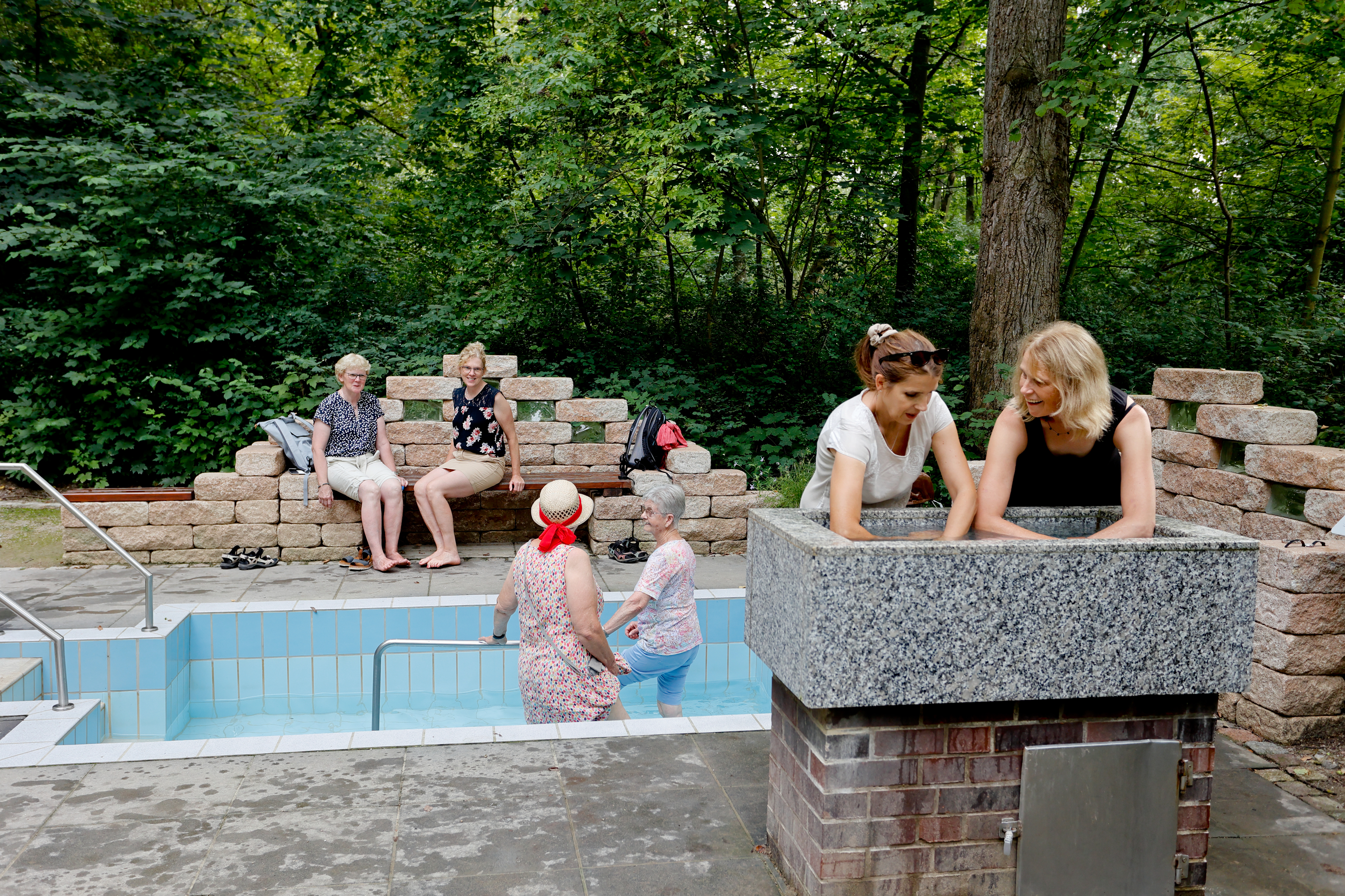 Wassertretbecken - Kneippkuranlage
