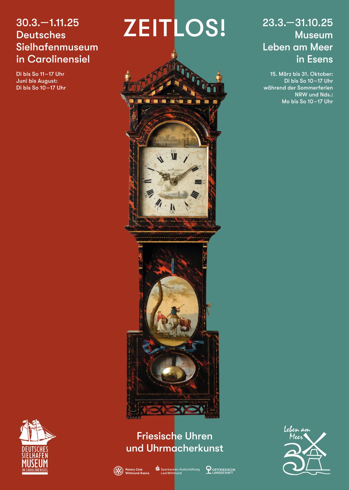 Sonderausstellung: ZEITLOS - Friesische Uhren und Uhrmacherkunst