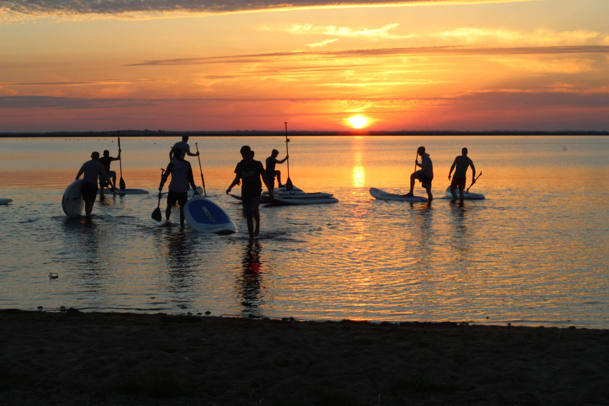 Stand-Up-Paddling auf dem Zwischenahner Meer