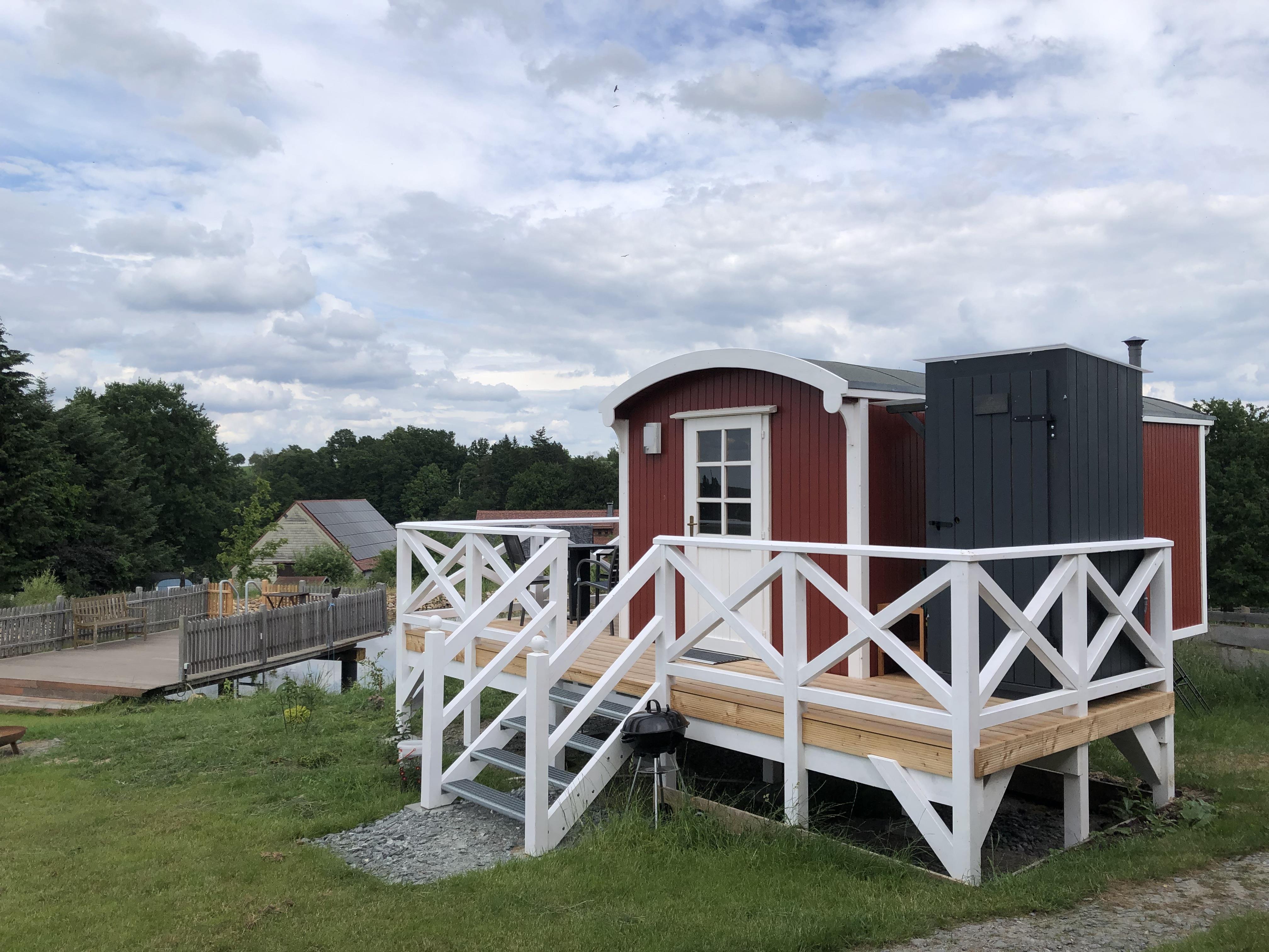 Schäferwagen im Auszeithof Niederfrohna – Motiv