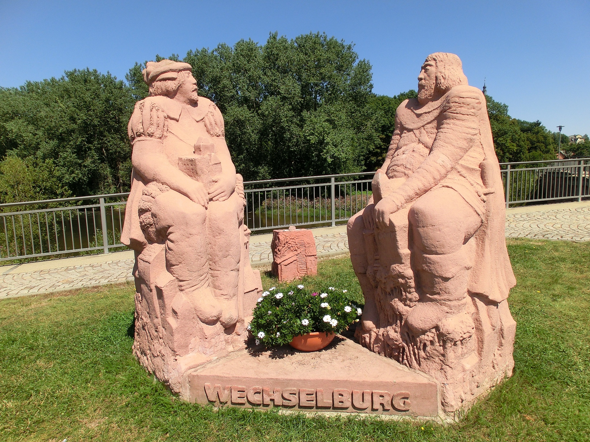 Brückenfiguren Wechselburg – Motiv