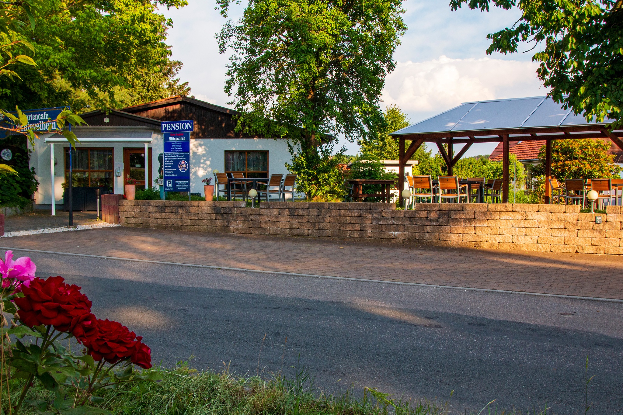 Gartencafé Schievelbein – Motiv