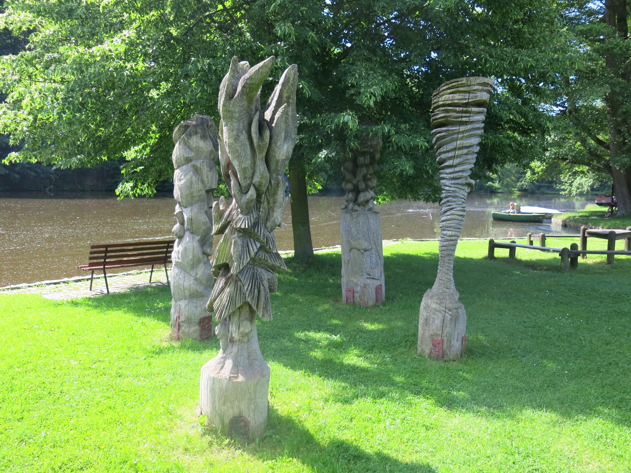 Kunstwanderweg Talsperre Kriebstein