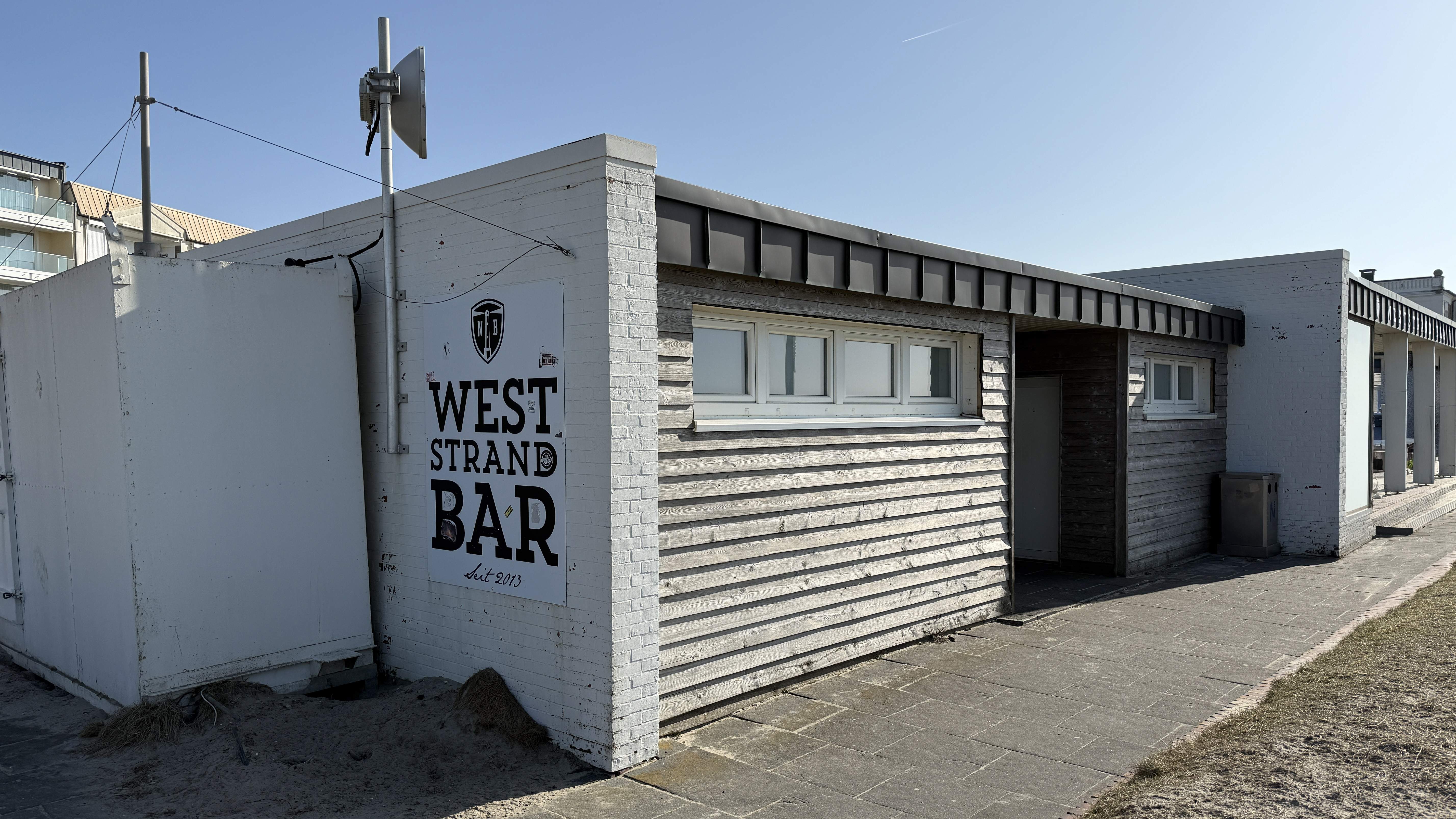 Öffentliches WC - an der Weststrandbar