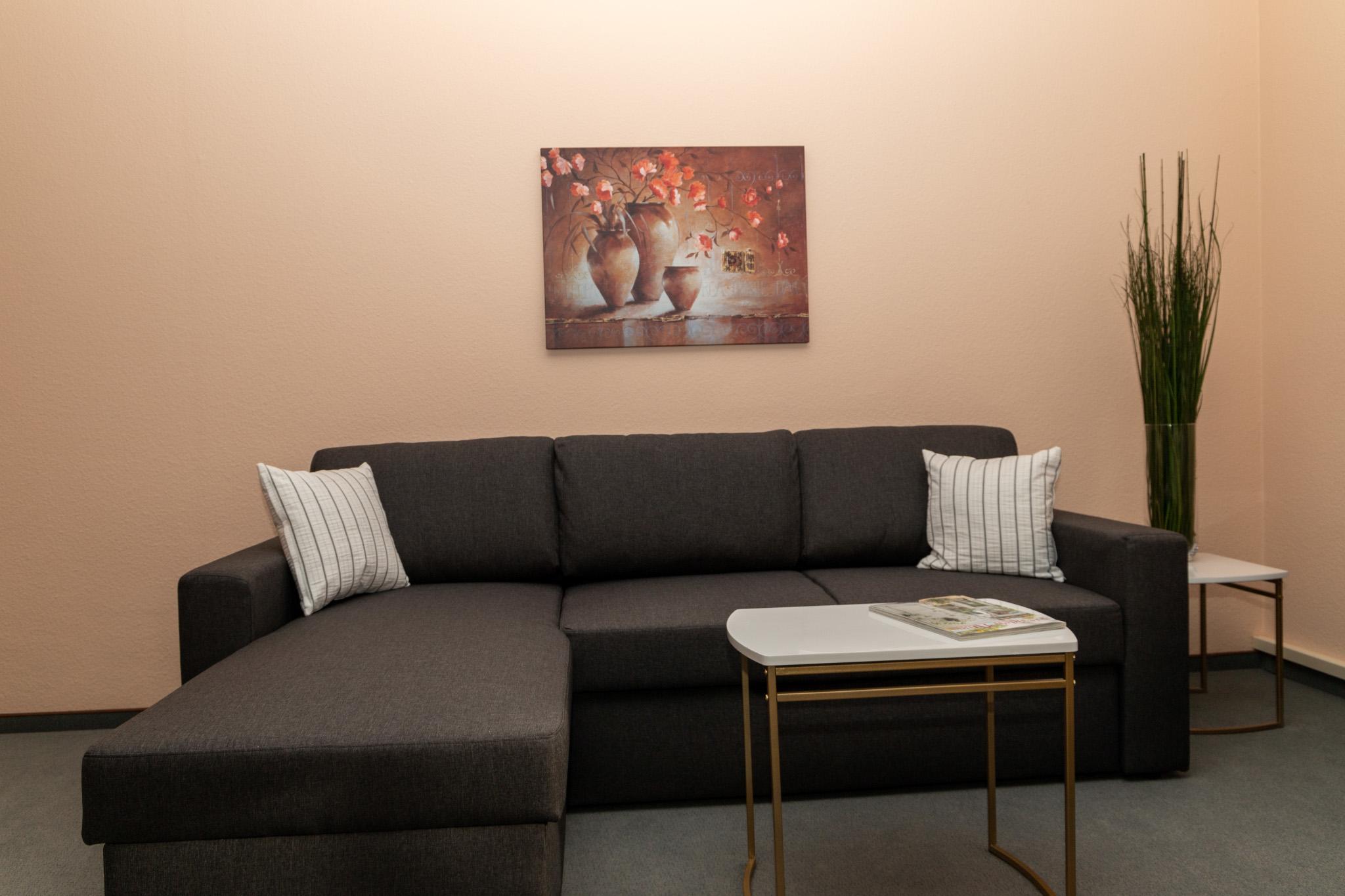 APT - Schlafsofa 1,40 x 2,00 m im Wohn- Schlafraum