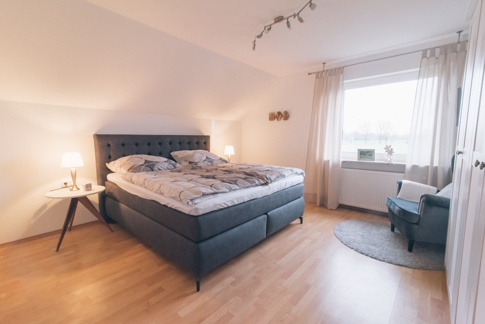 Ferienwohnung In den Wiesen_ Schlafzimmer