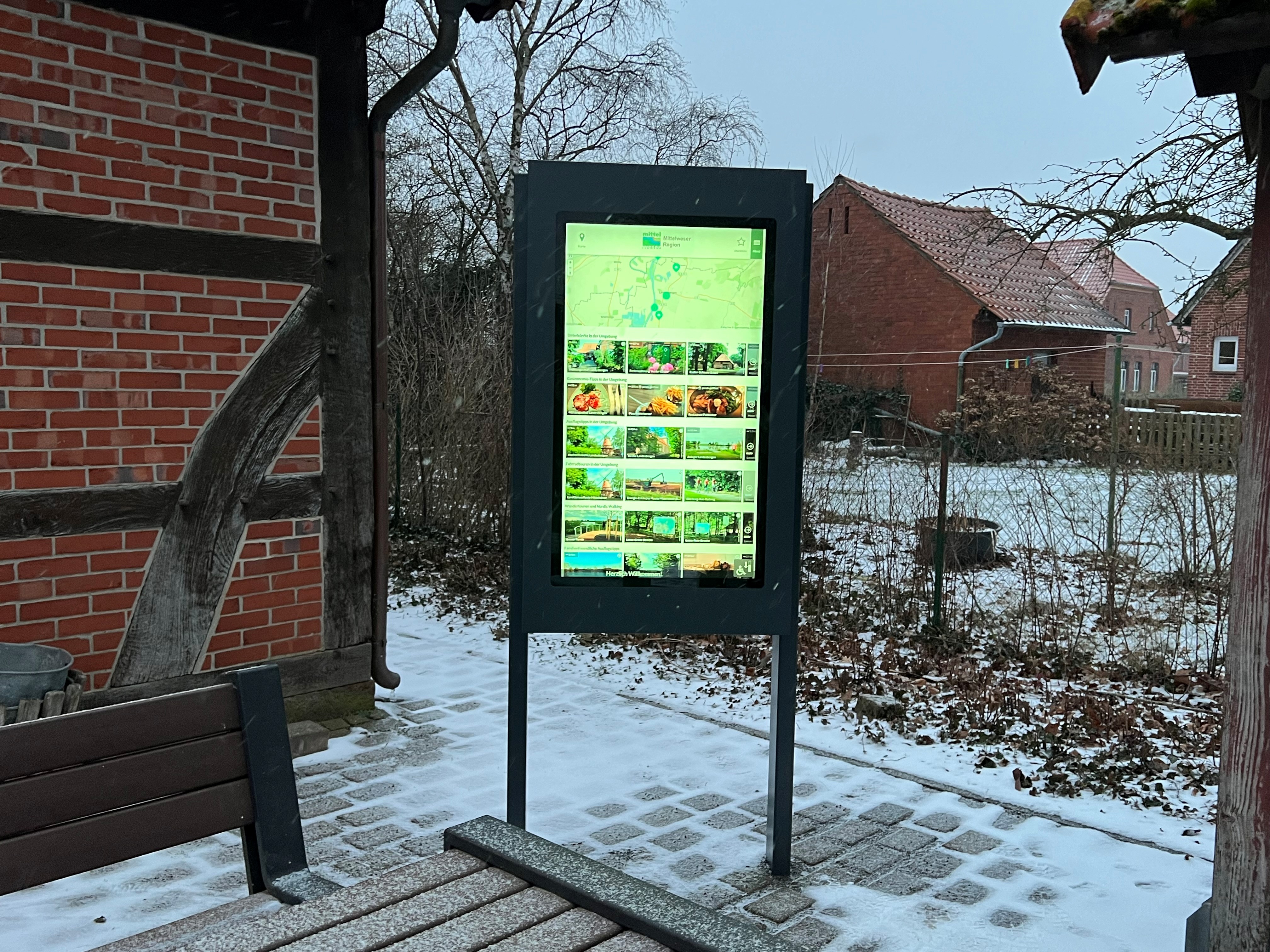 Digitaler Outdoor Touch-Screen