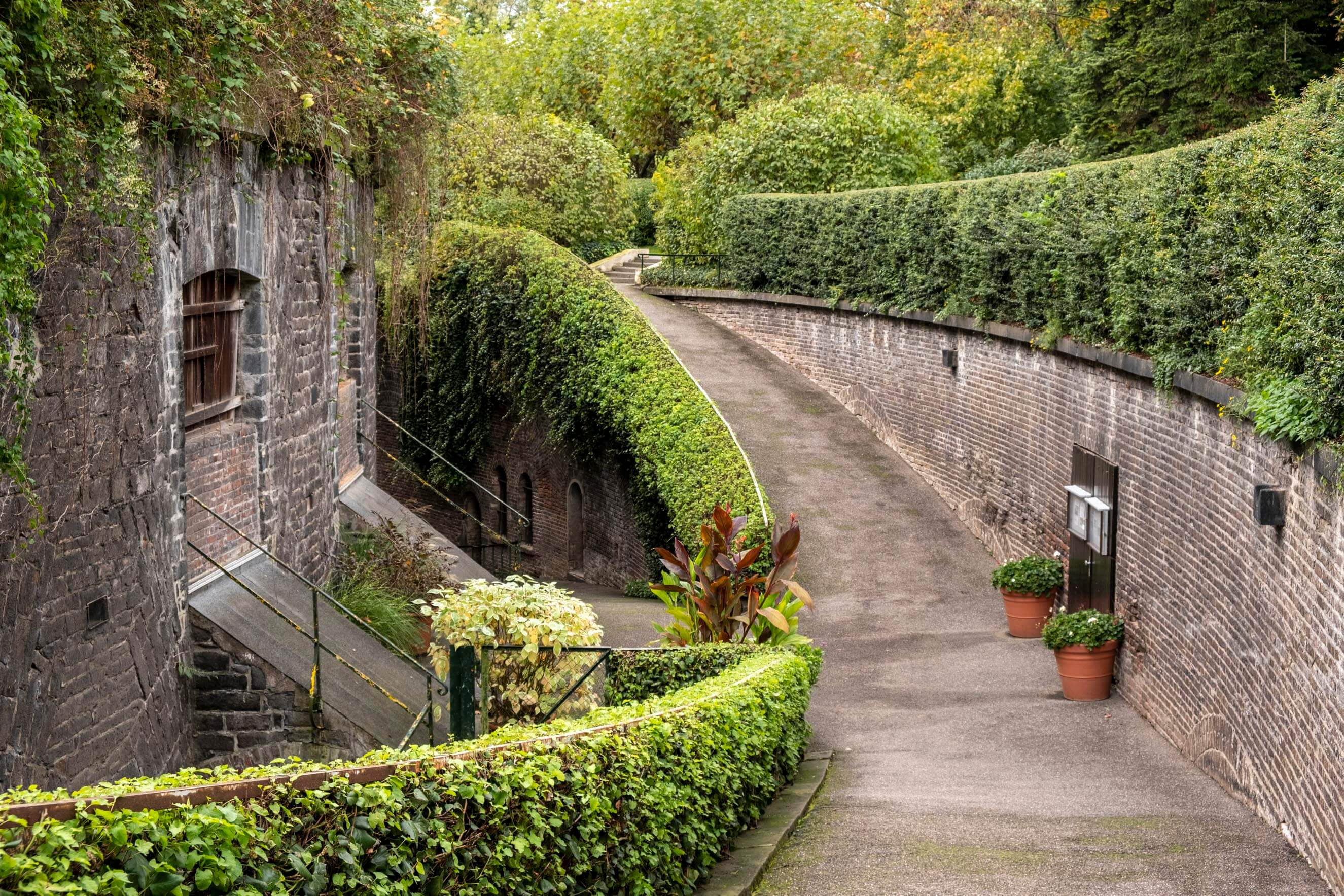 The rose garden in Fort X: an idyllic spot with 2,000 roses