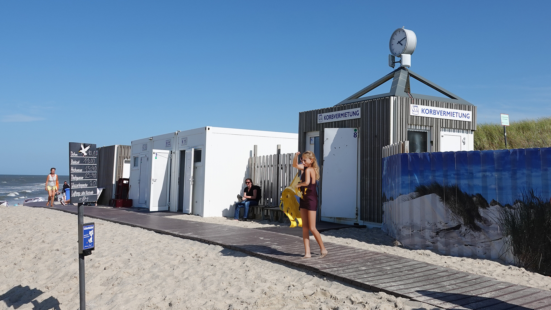 Öffentliches WC - Weiße Düne Strand