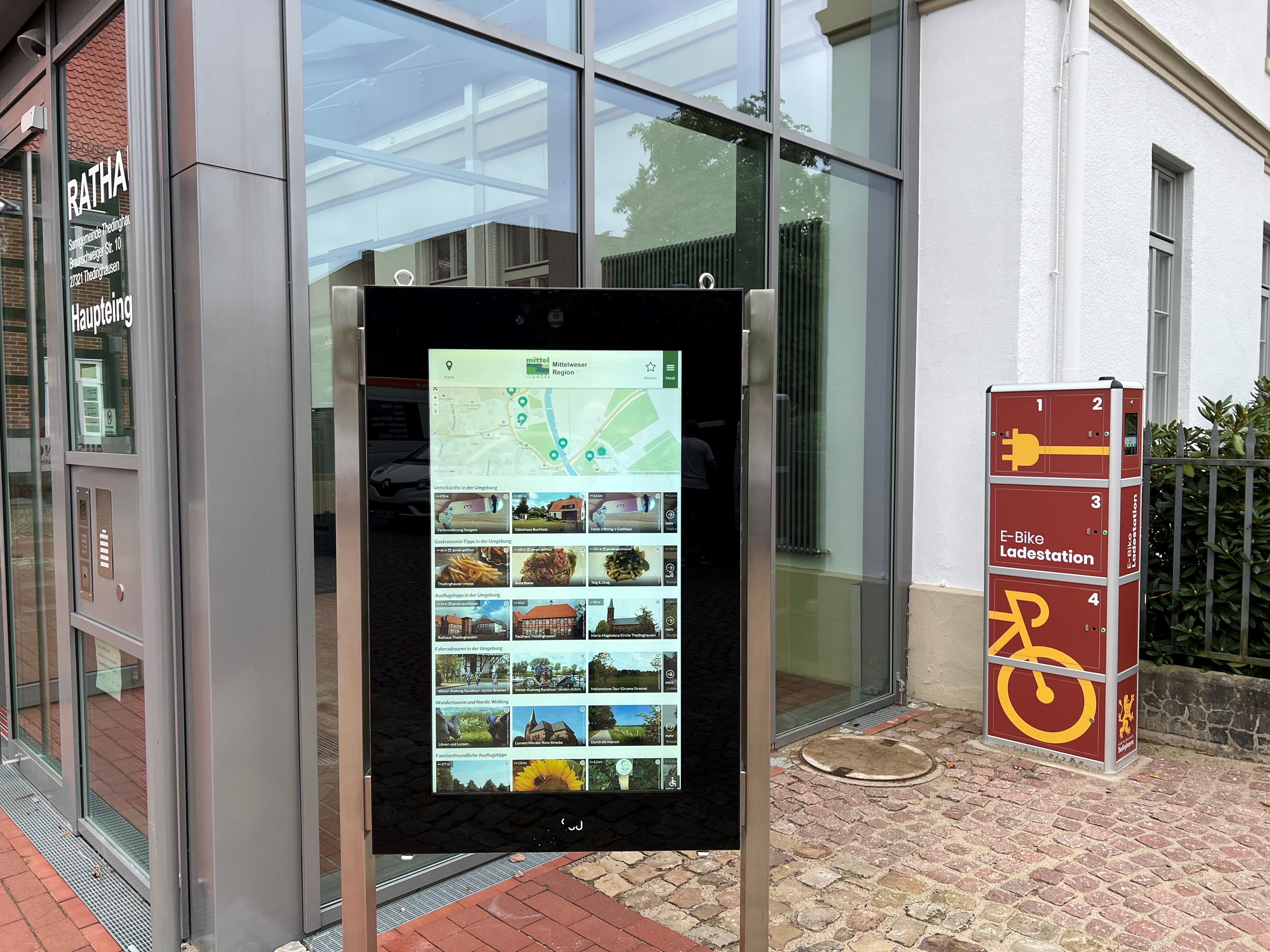 Digitaler Outdoor Touch-Screen