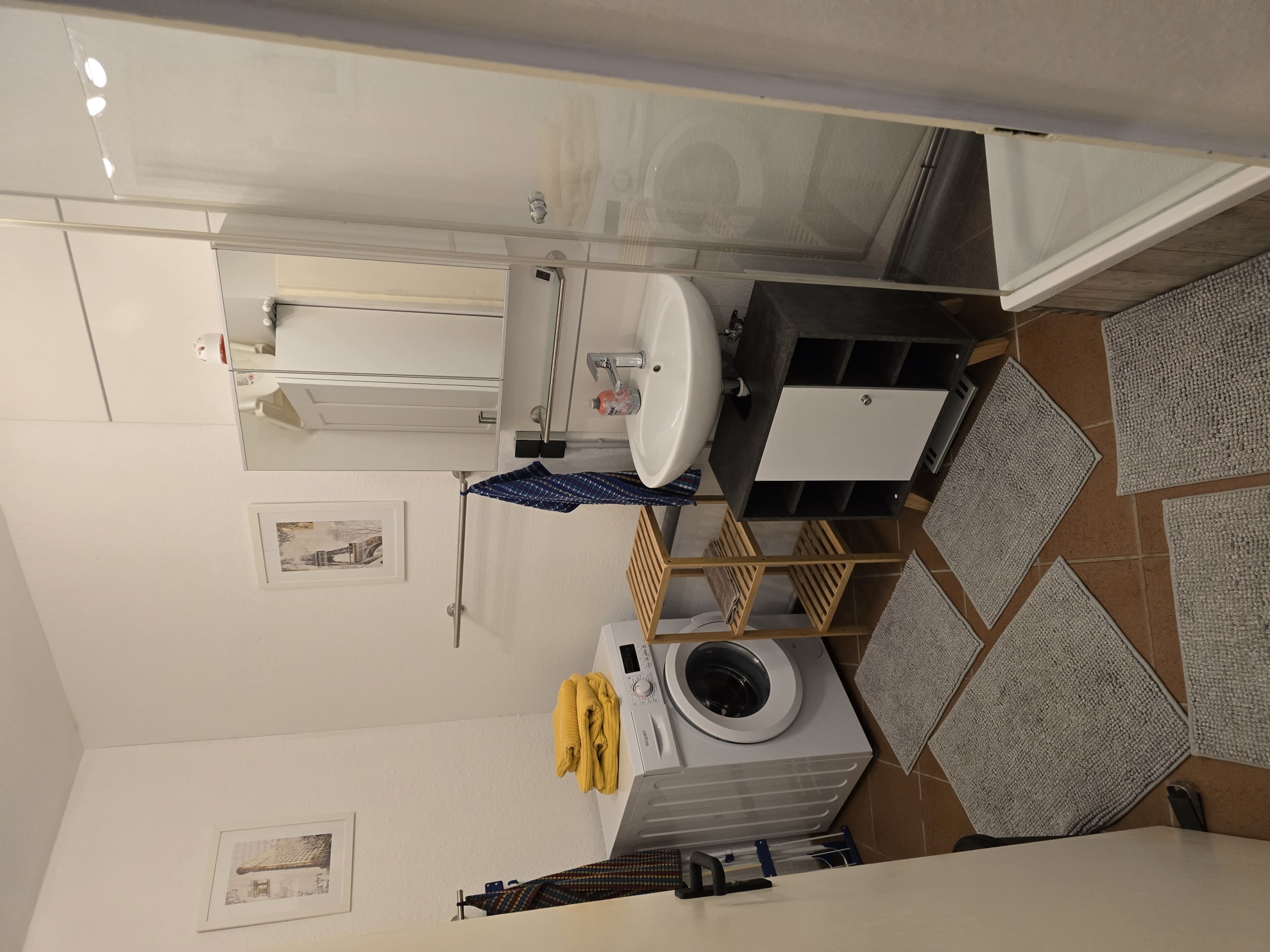 Badezimmer im Appartement II der Ahauser Ferien-Appartements