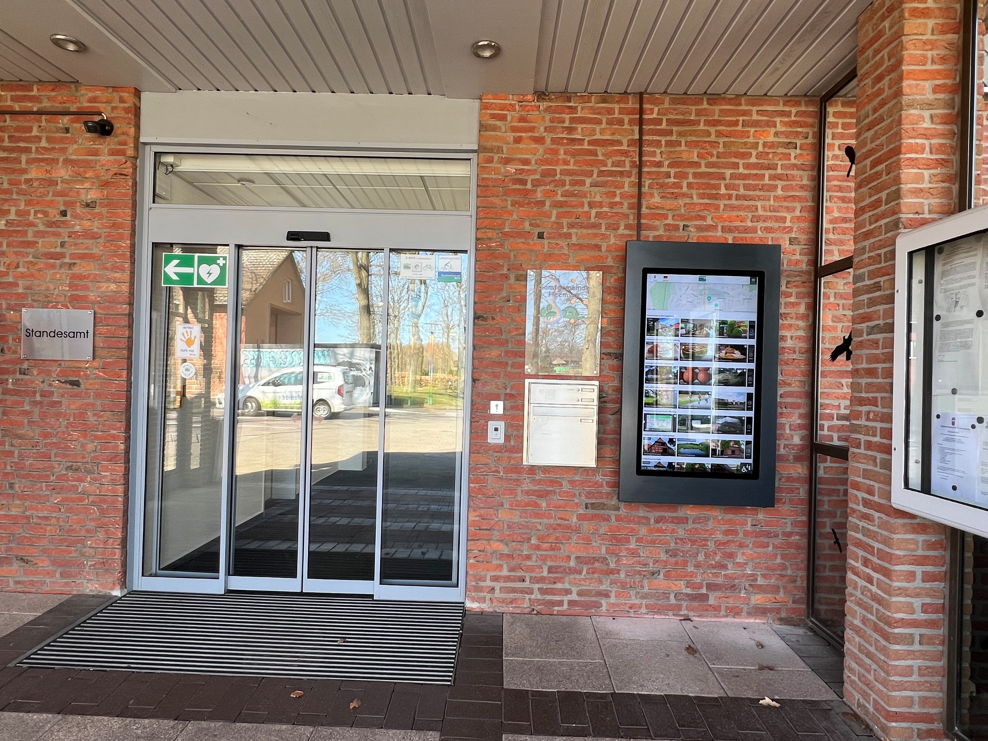 Digitaler Outdoor Touch-Screen 