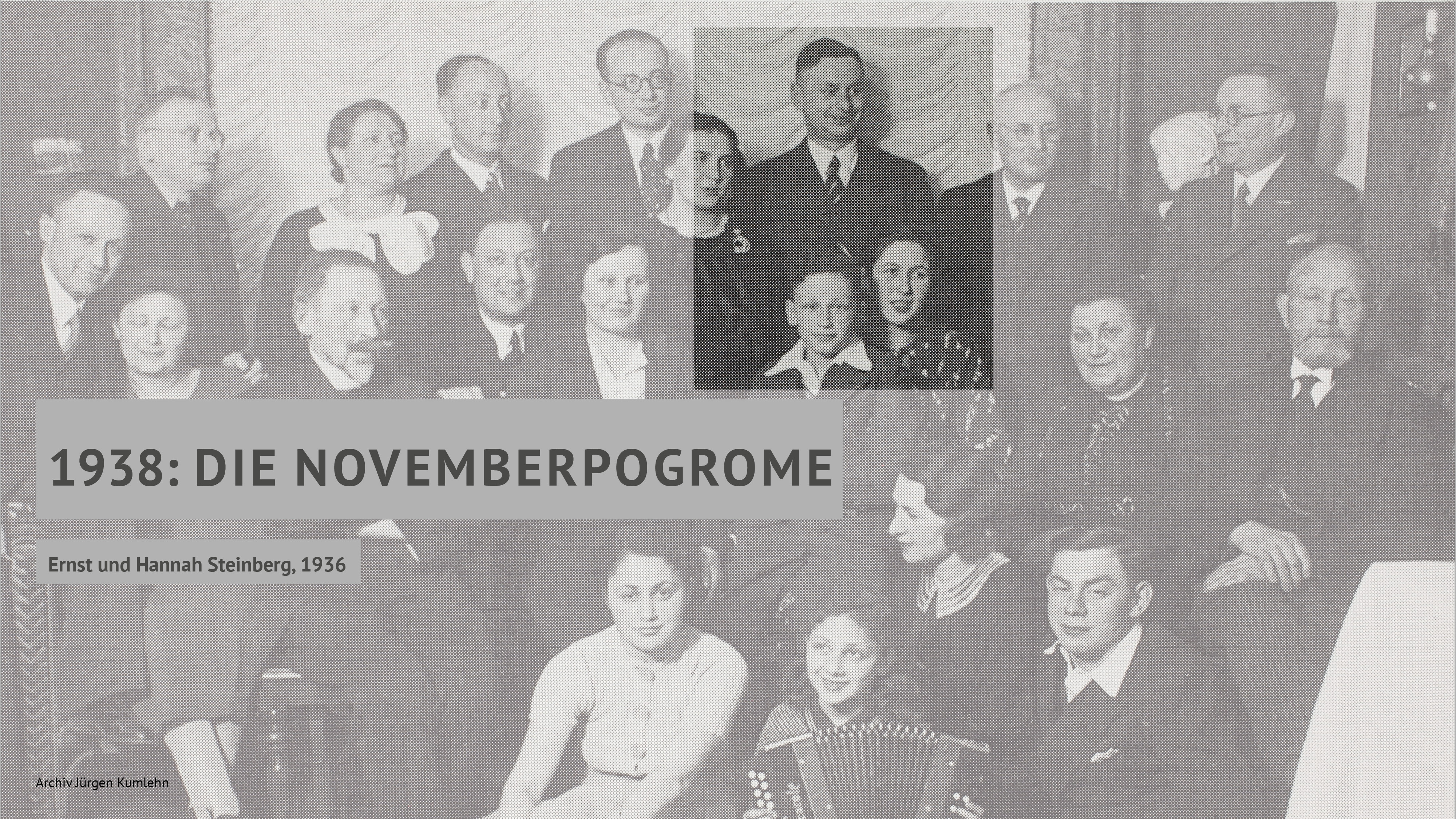 1938: Die Novemberpogrome - Orte des Unrechts