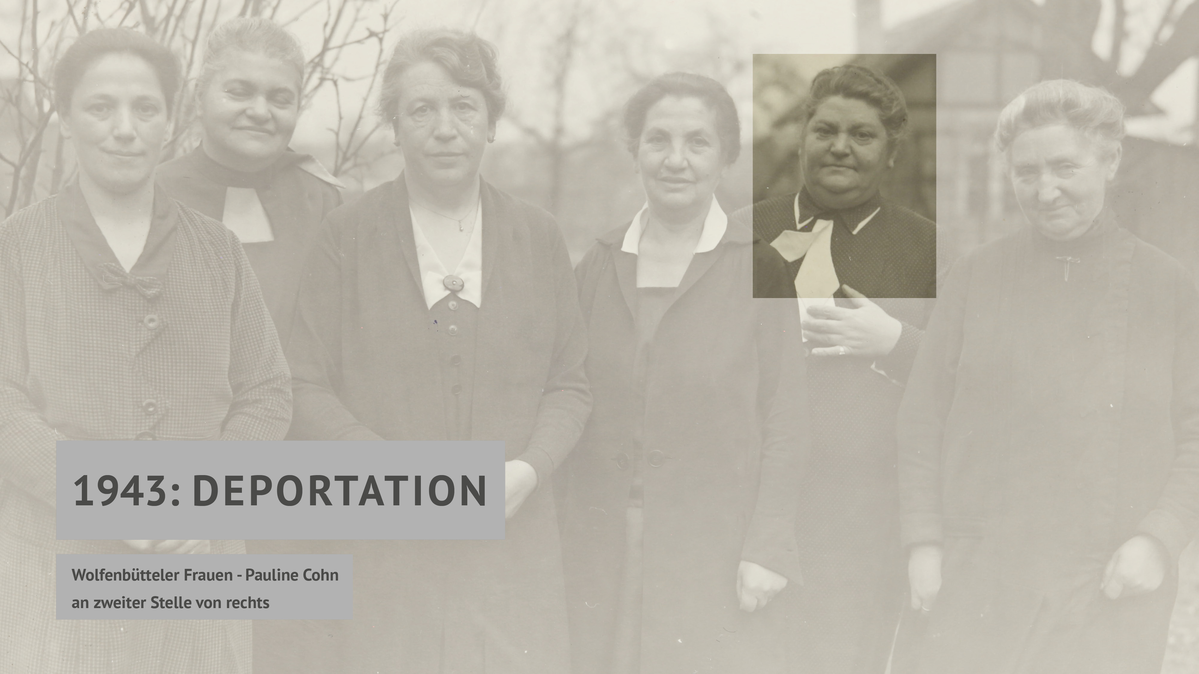 1943: Deportation - Orte des Unrechts