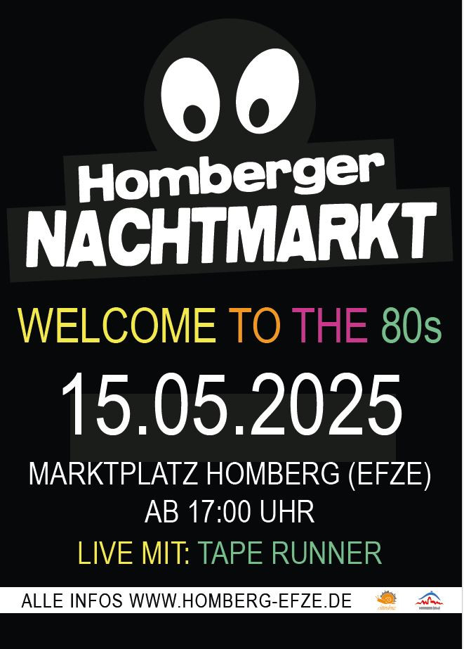 Plakat Homberg Nachtmarkt
