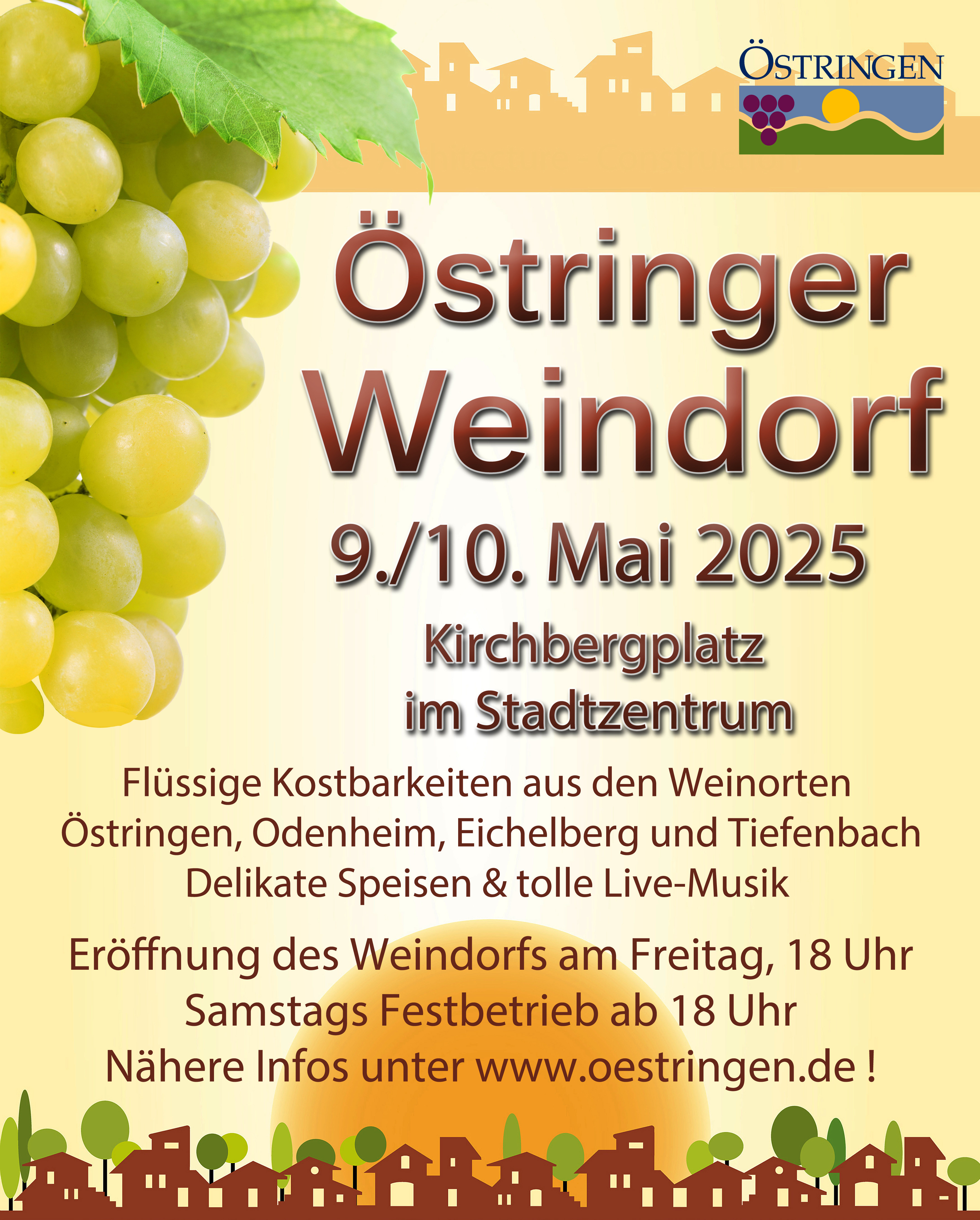 Weindorf 2025 - Plakat