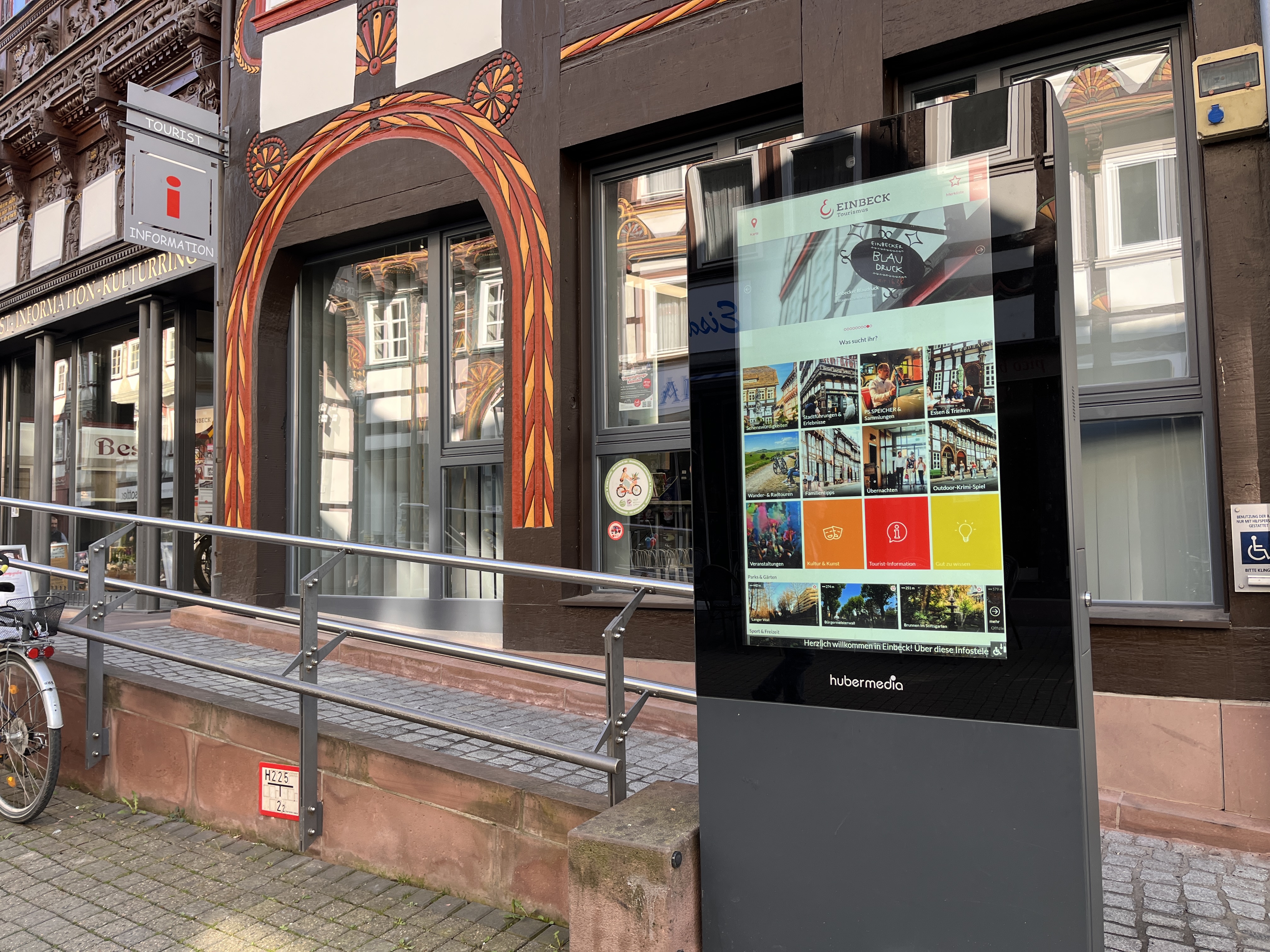 Infostele Eickesches Haus