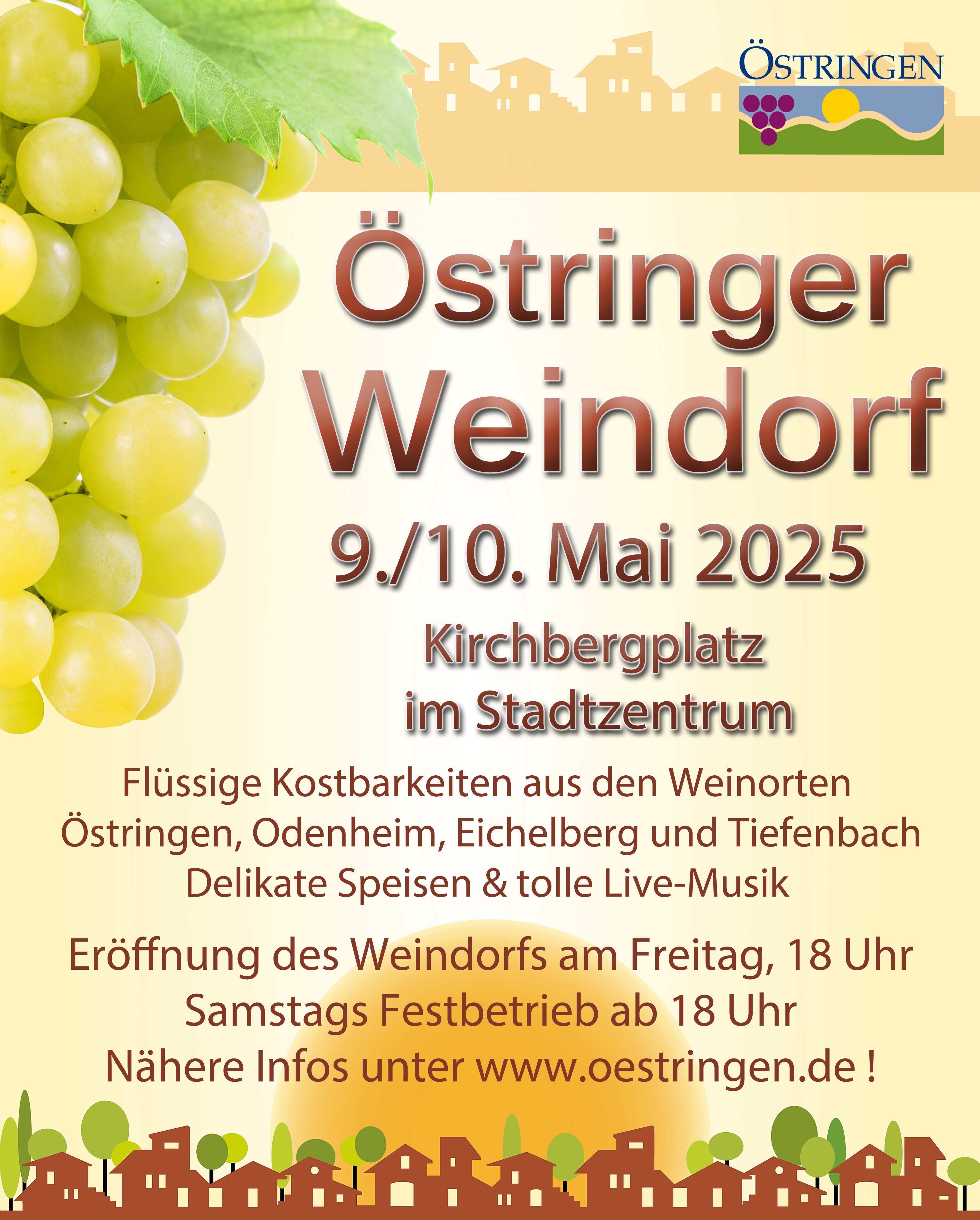 Weindorf 2025 - Plakat - kompakt ohne Logos