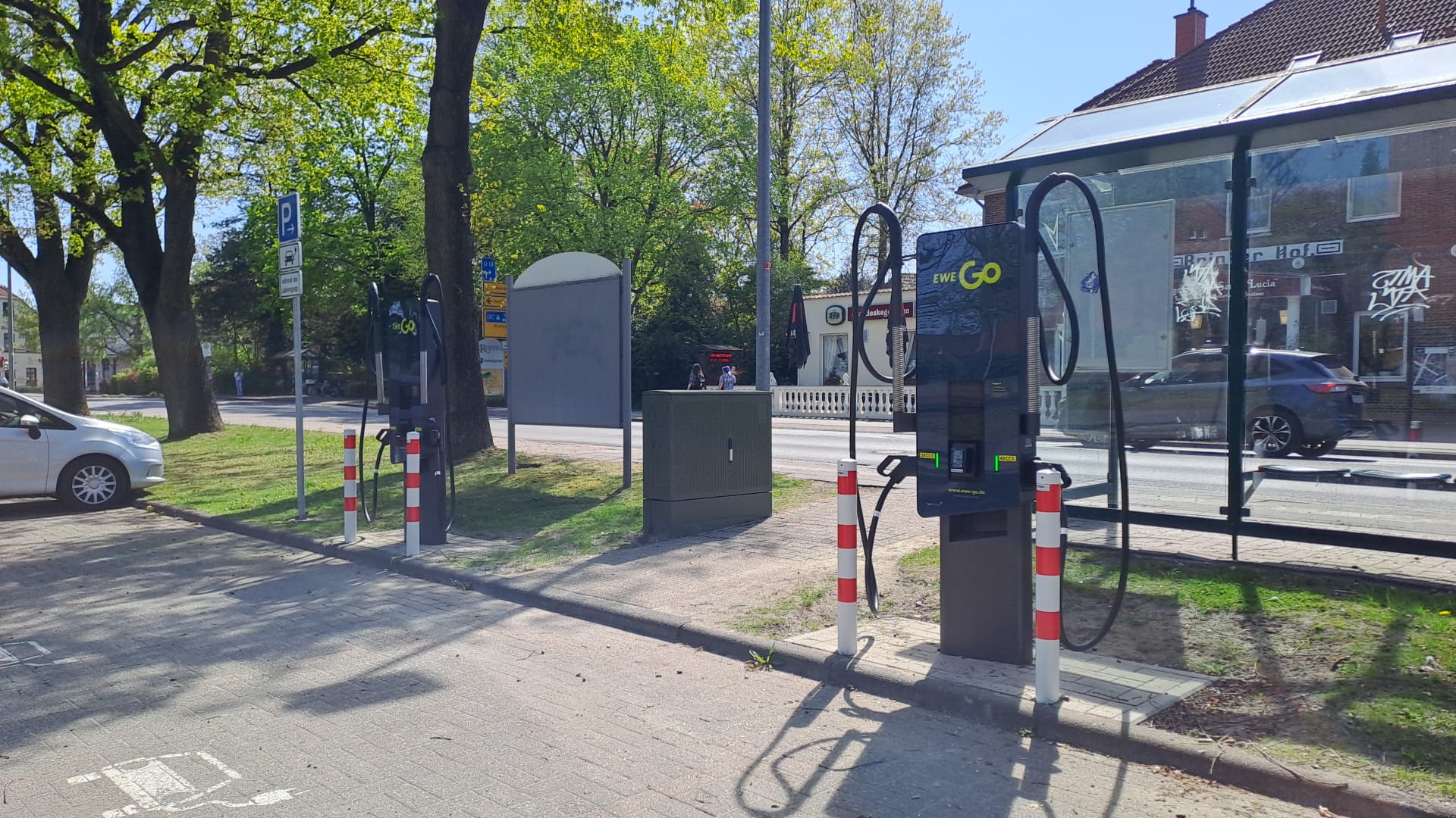 eAuto Ladestation Parkplatz am Marktplatz