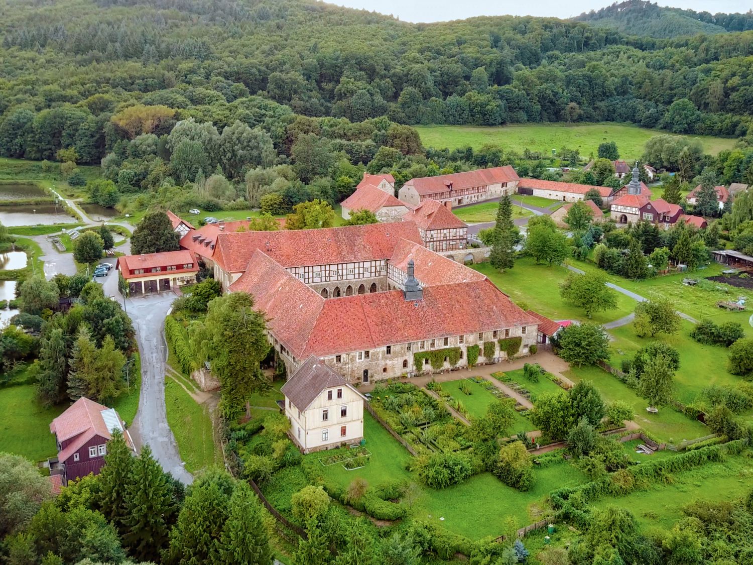 Luftbild Kloster Michaelstein