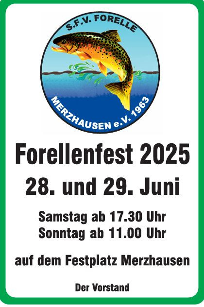 Forellenfest 2025