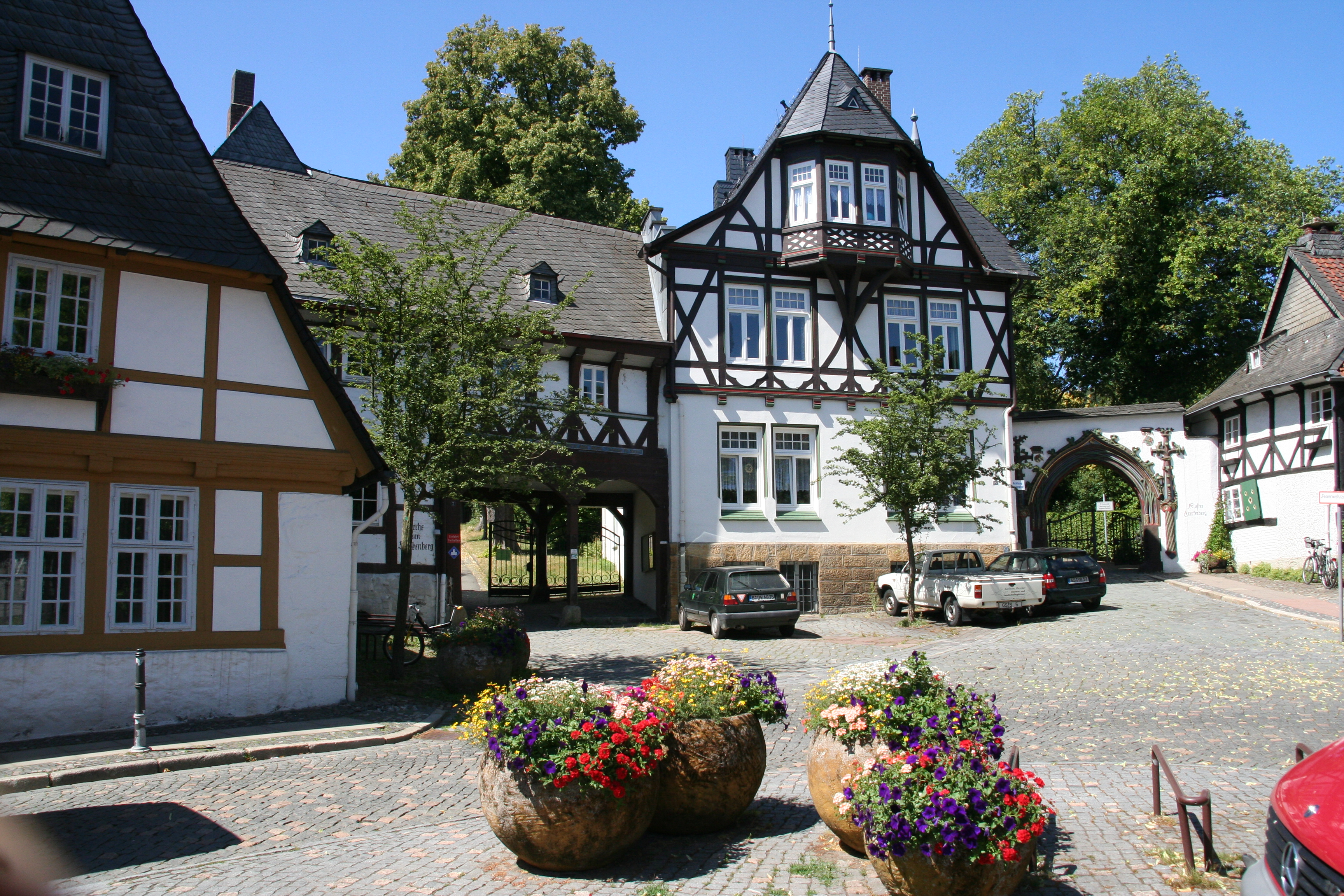 Frankenberger Plan mit Brunnen 
