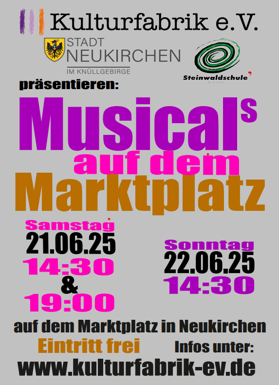 Musicals auf dem Marktplatz