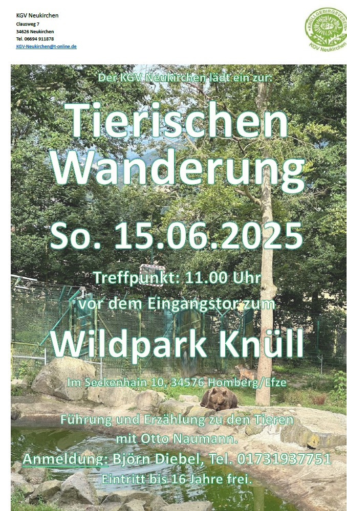 Tierische Wanderung