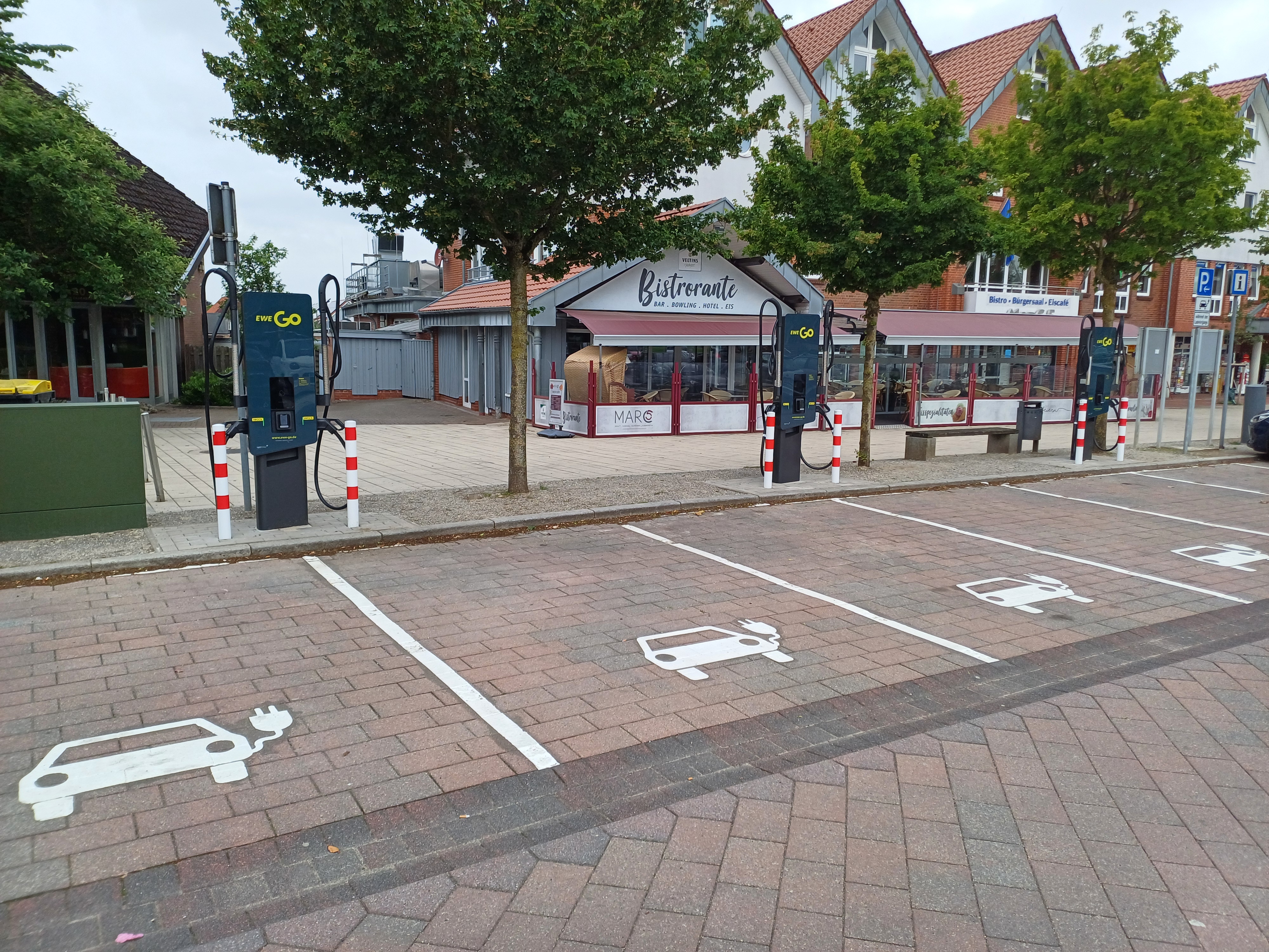 e-Auto-Ladestation - Am Markt