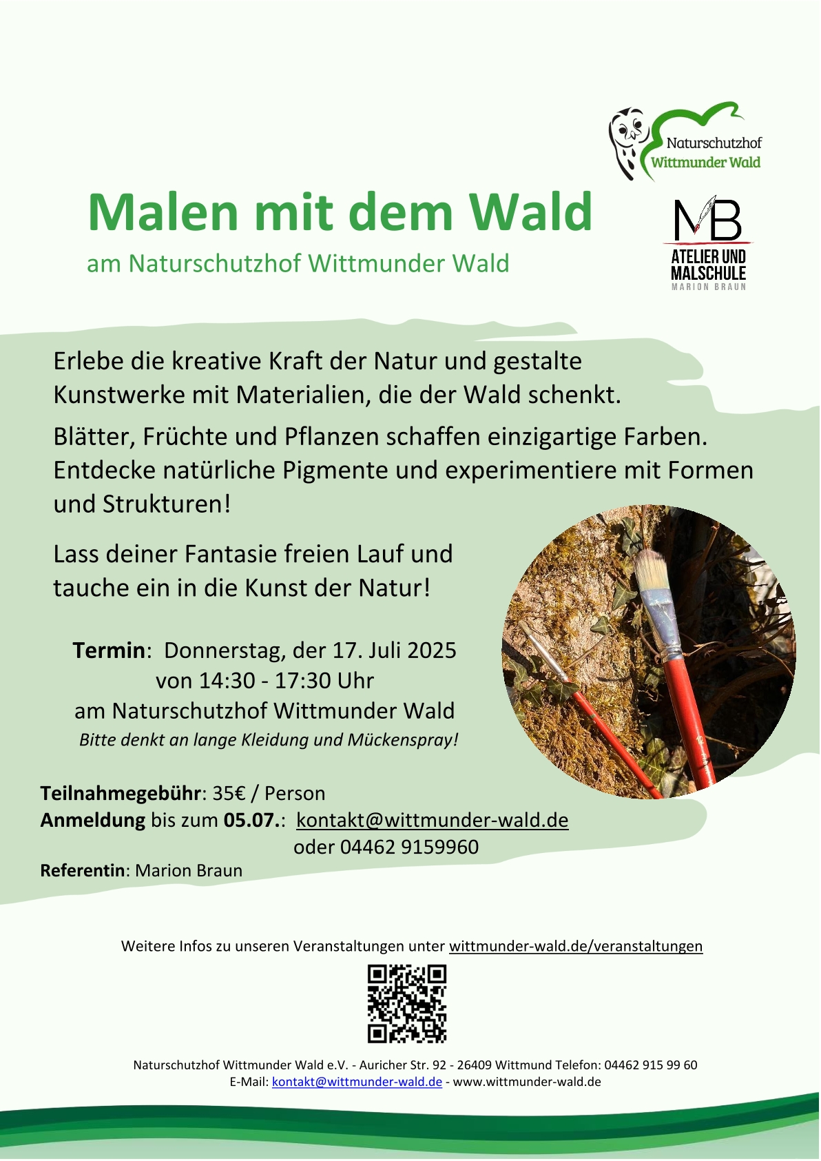 Malen mit dem Wald