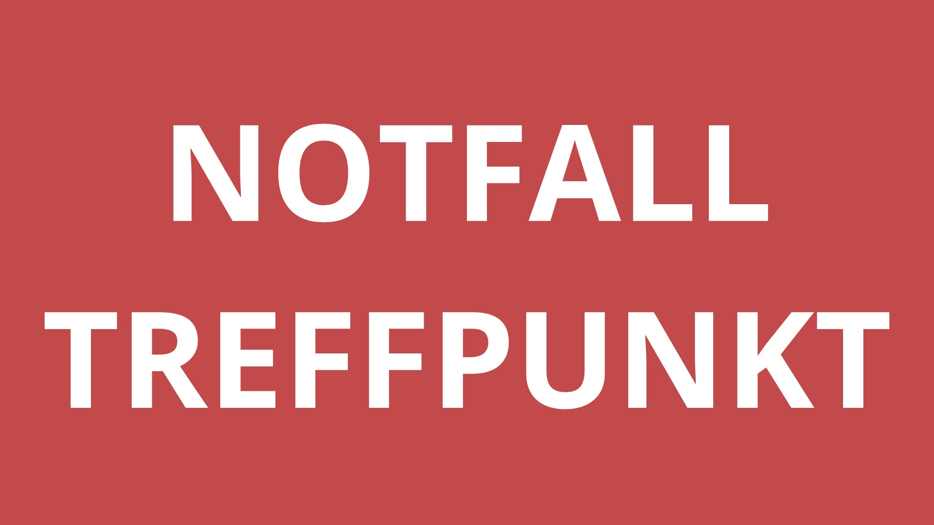 Notfalltreffpunkt HM-028