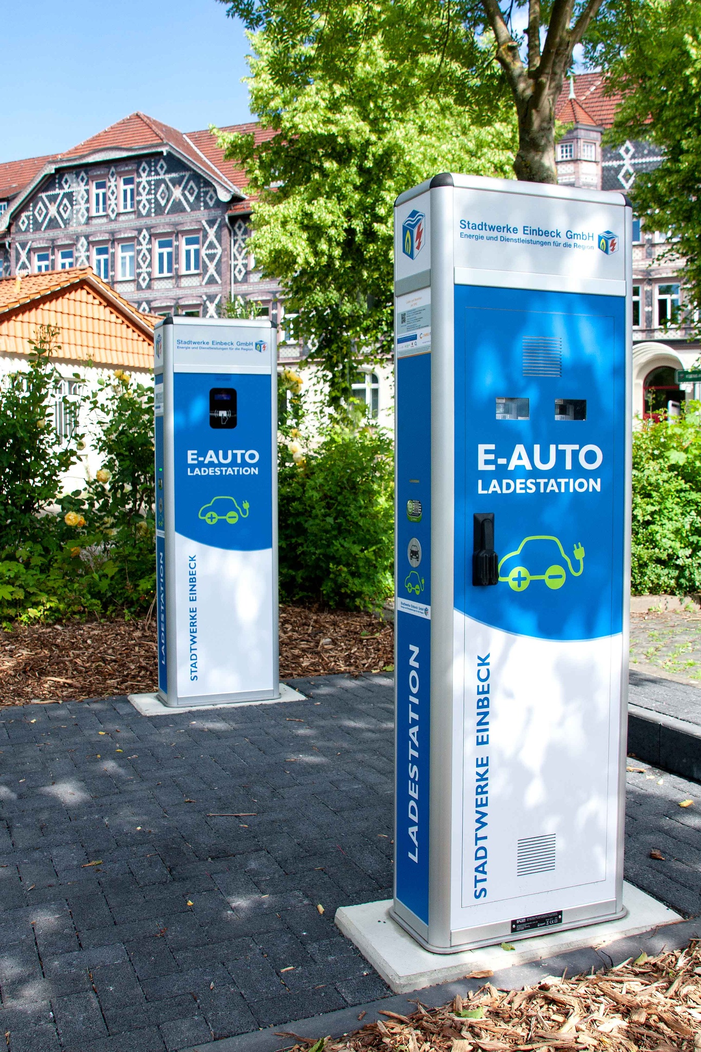 E-Auto-Ladestation Keene-Platz am Neuen Rathaus