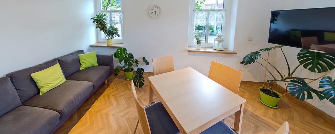Gemeinschaftsraum mit TV