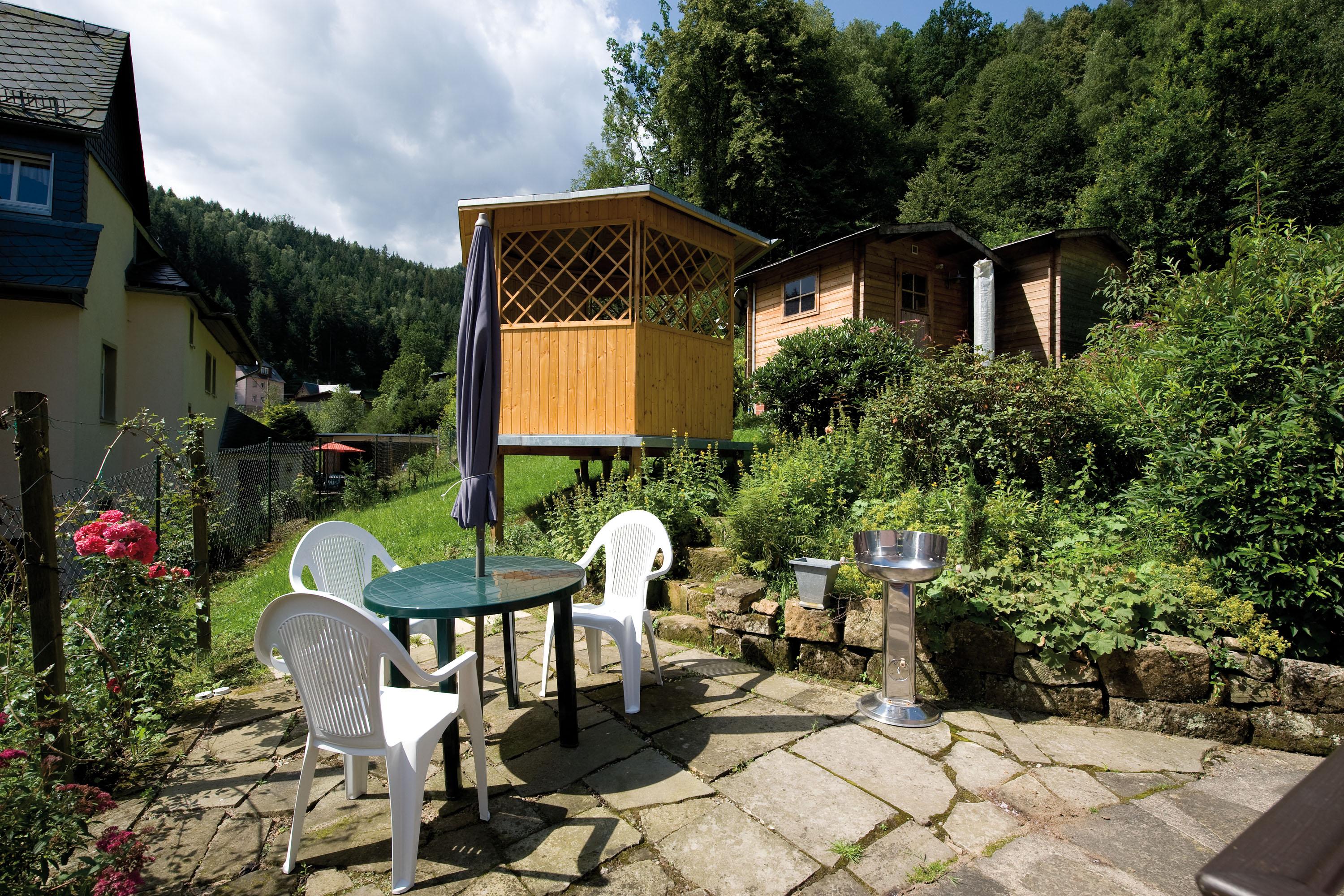 Terrasse im Garten