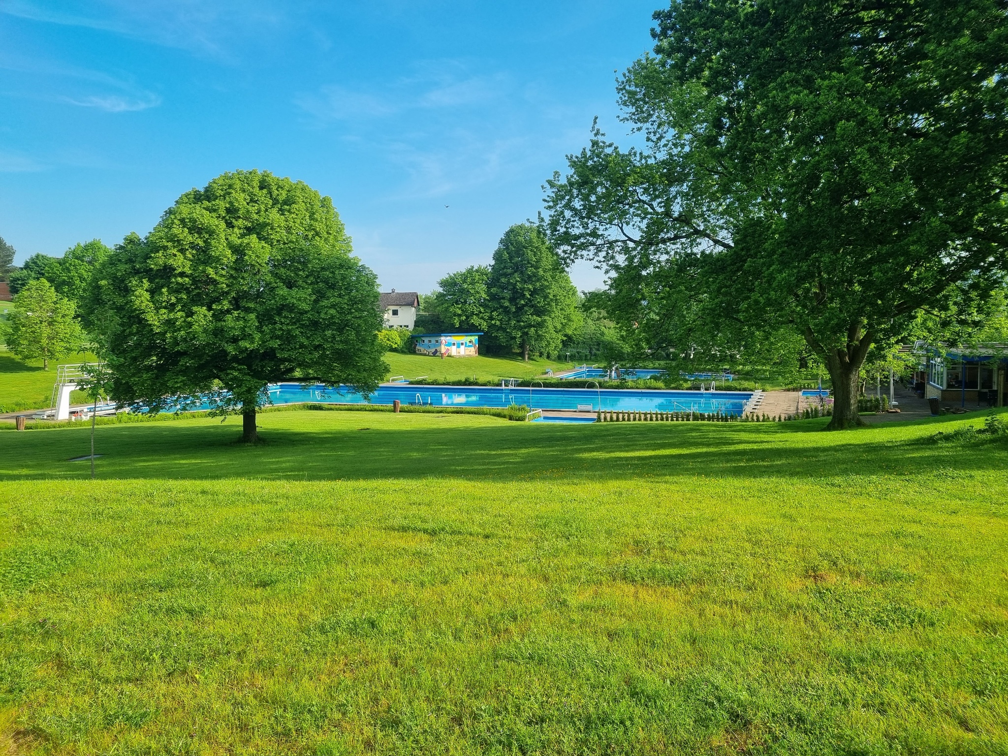 Alte Mühle und Mineralwasser-Freibad