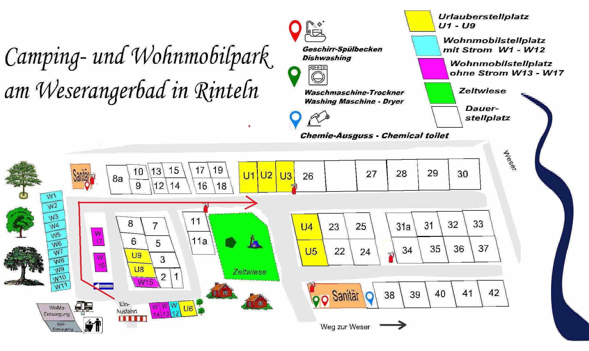 Camping- und Wohnmobilpark Am Weserangerbad