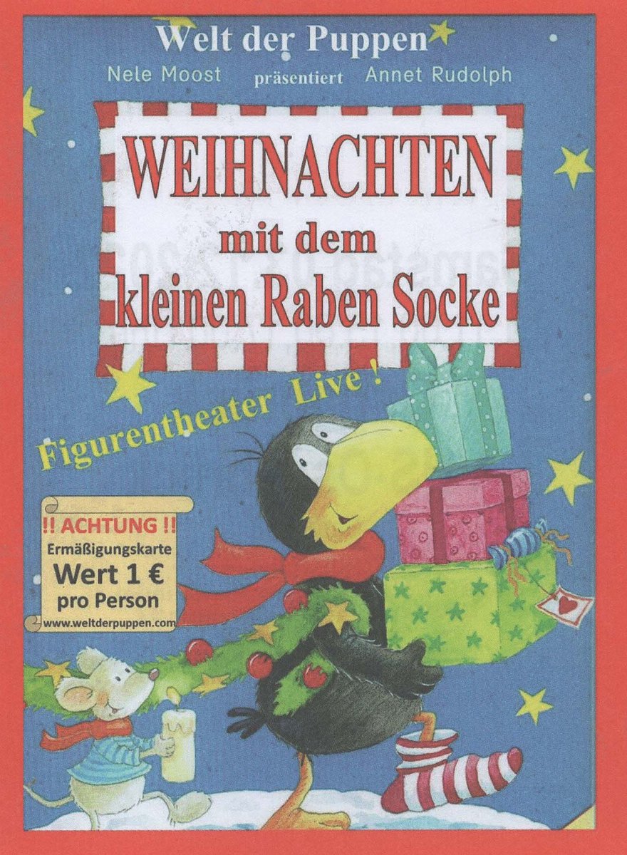 Welt der Puppen | Der Kleine Raabe Socke – Alles Weihnachten