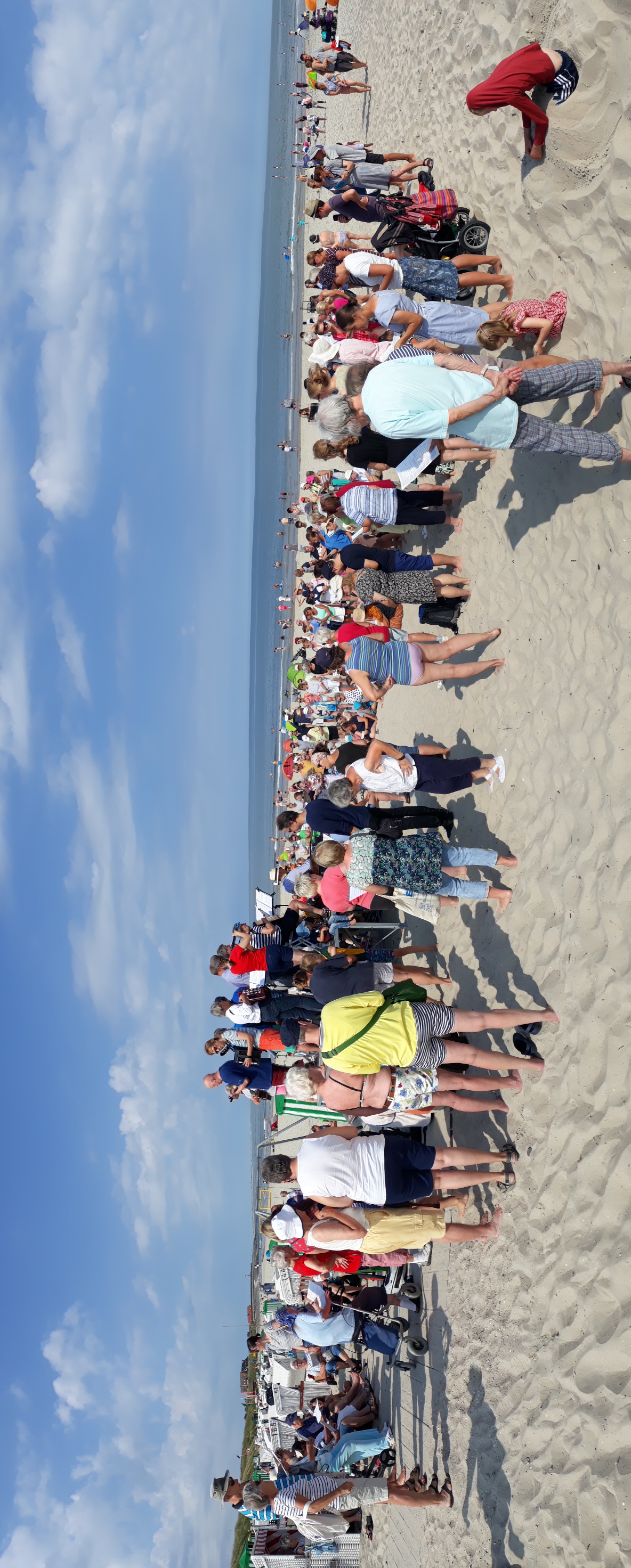 Singen am Strand mit Martin Brücker
