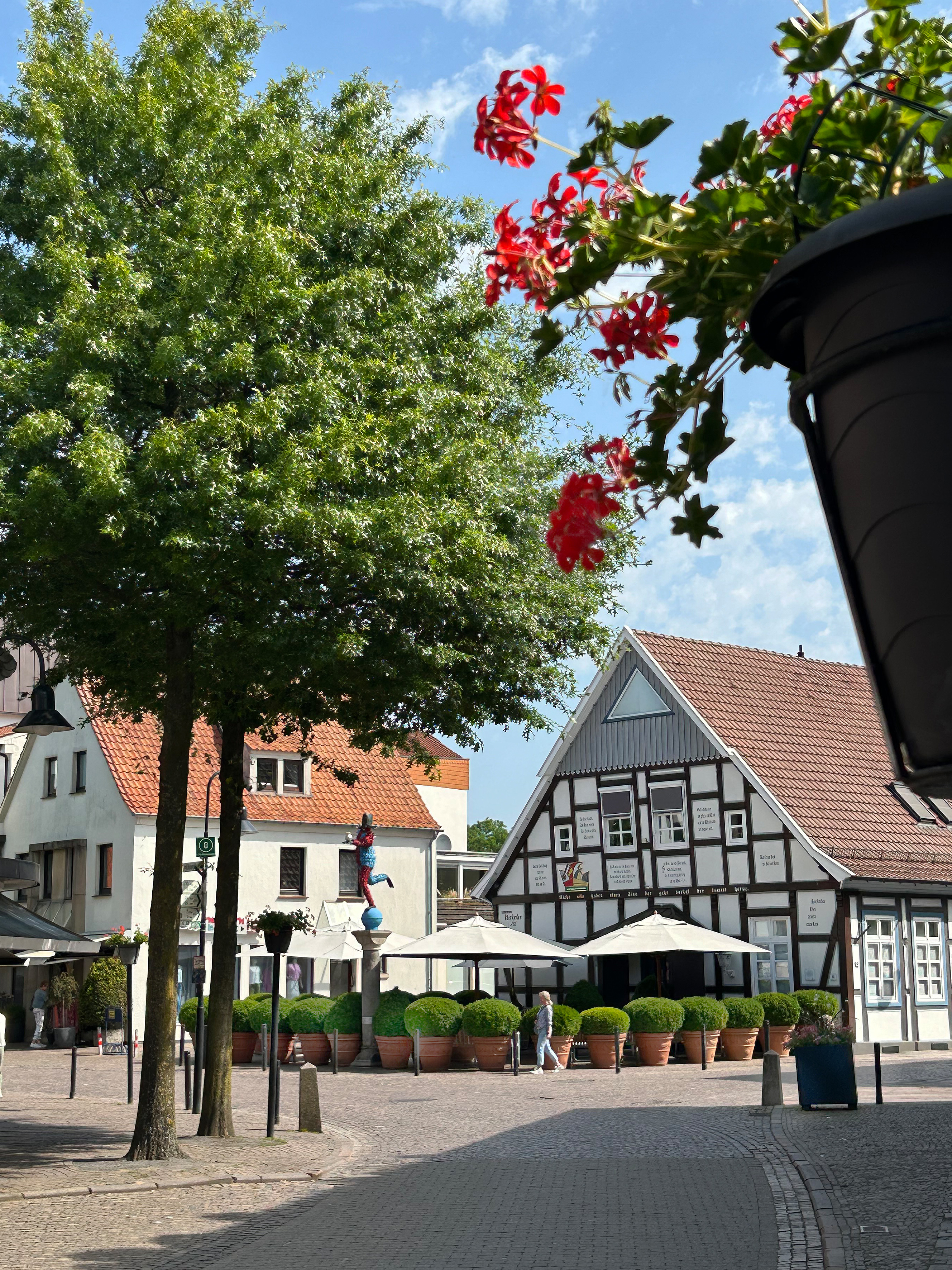 Innenstadt Gaststätte Butke-Bollmann (Macka) mit Narrendenkmal