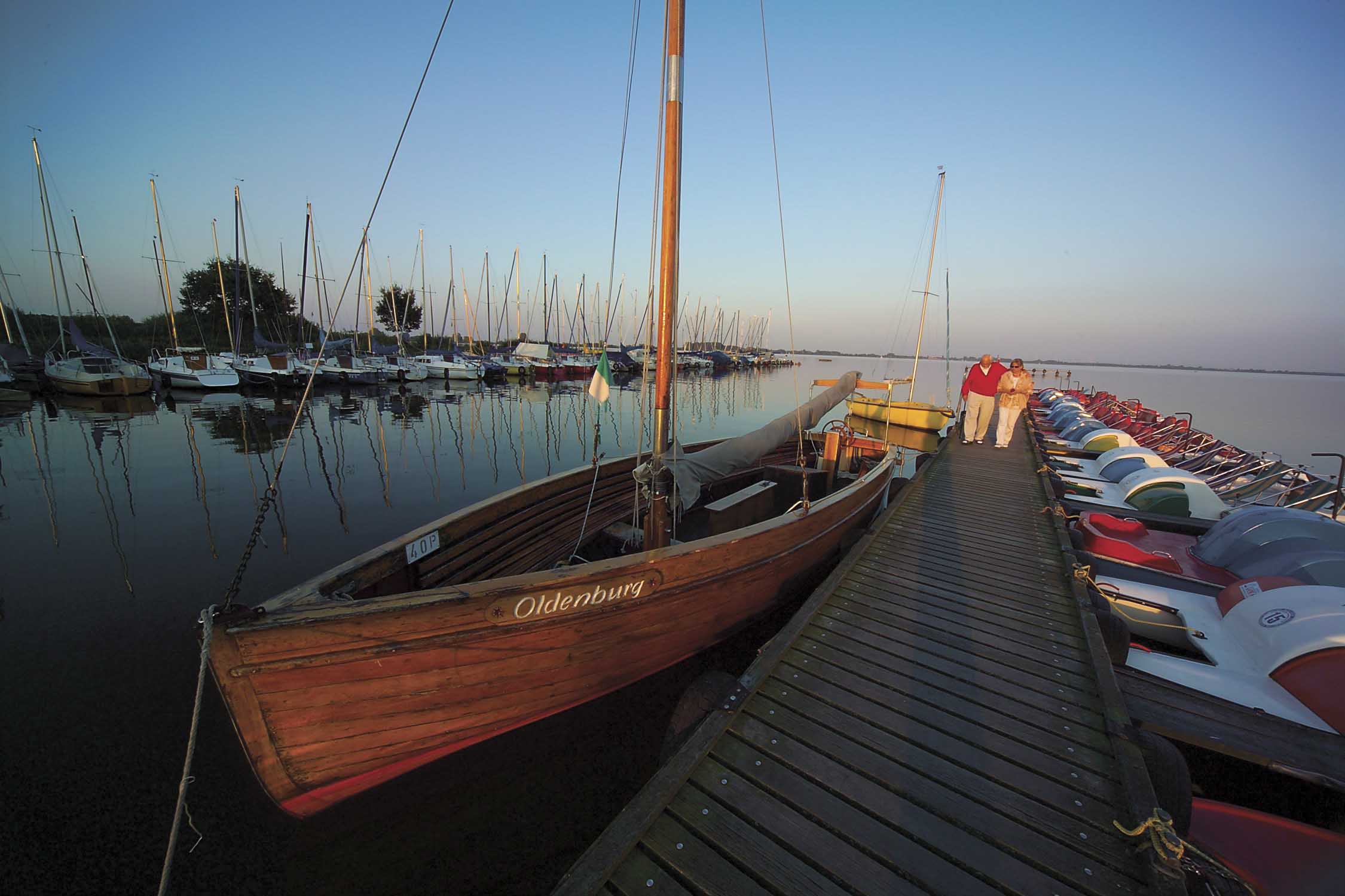 Dümmer Steg und Boote